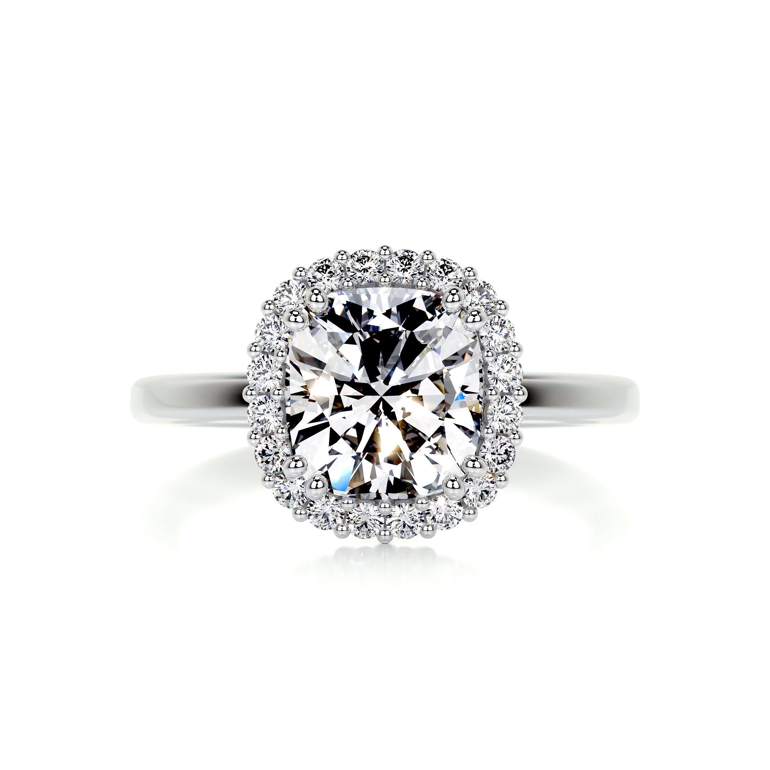 Bailey Diamond Engagement Ring -14K White Gold