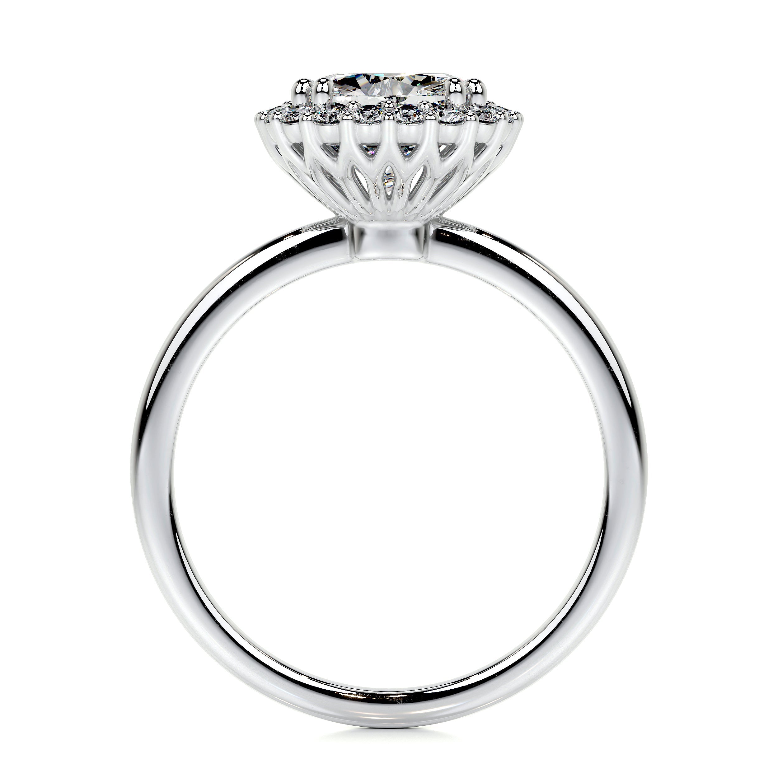 Bailey Lab Grown Diamond Ring   (2.25 Carat) -18K White Gold