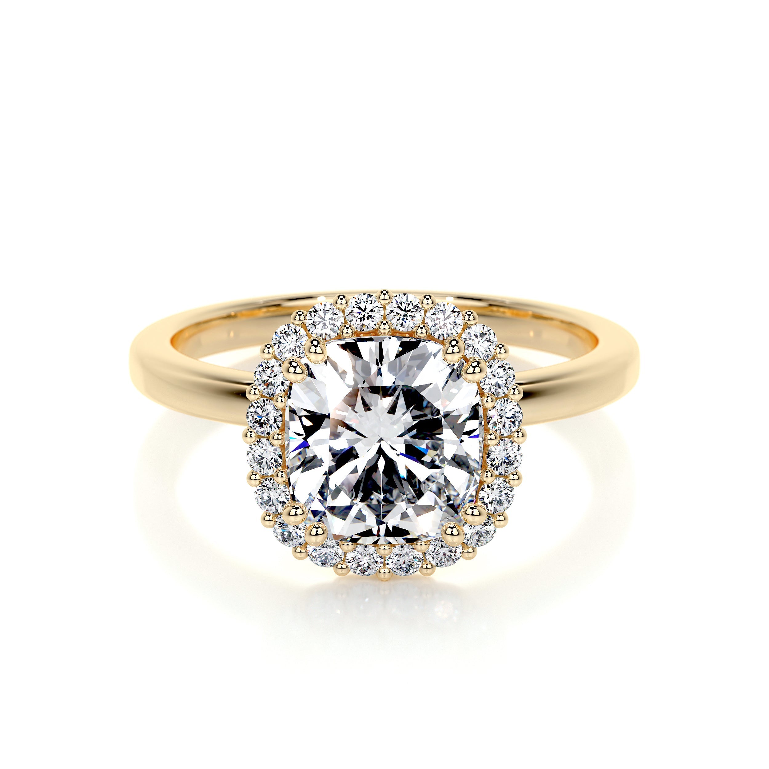 Bailey Lab Grown Diamond Ring   (2.25 Carat) -18K Yellow Gold