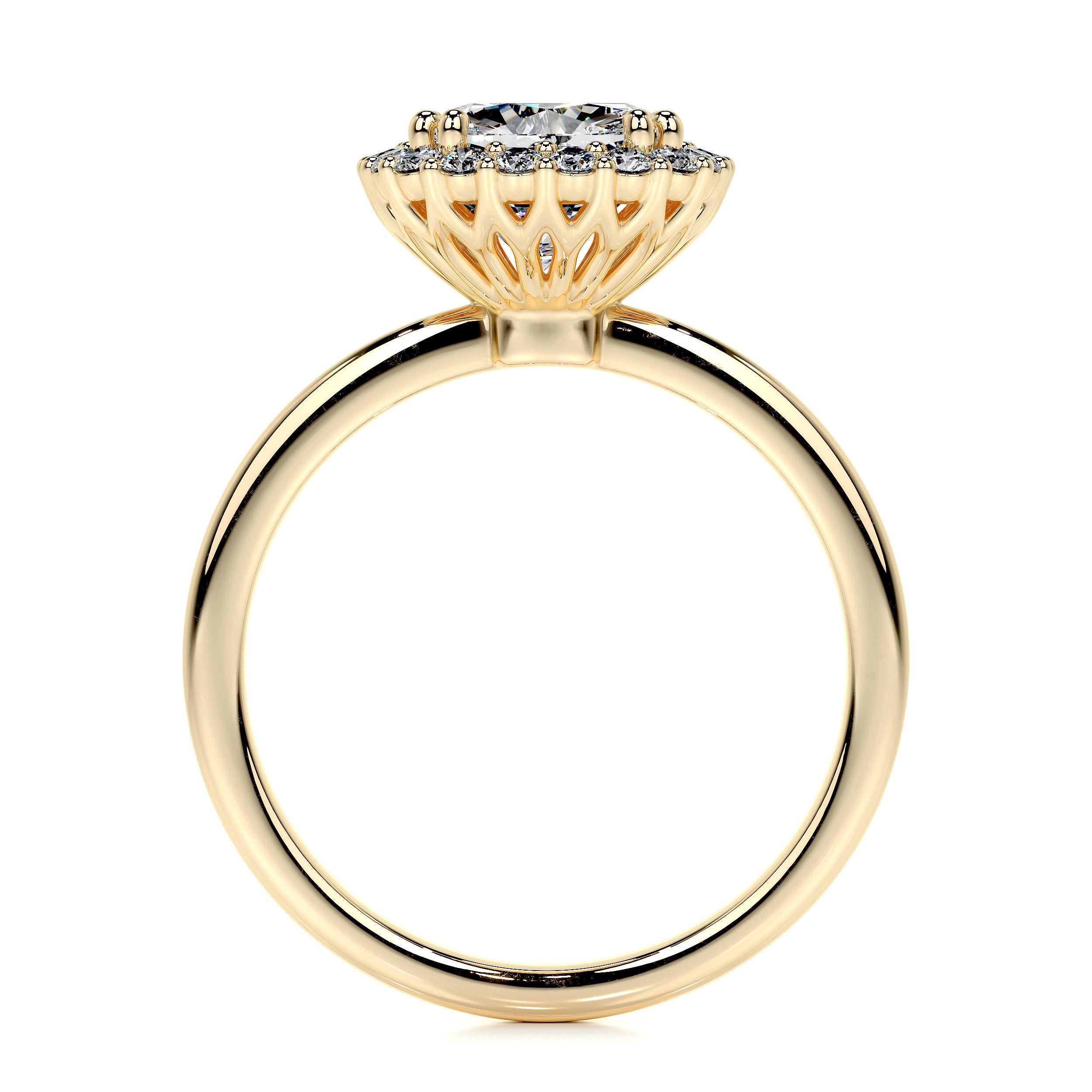 Bailey Lab Grown Diamond Ring   (2.25 Carat) -18K Yellow Gold