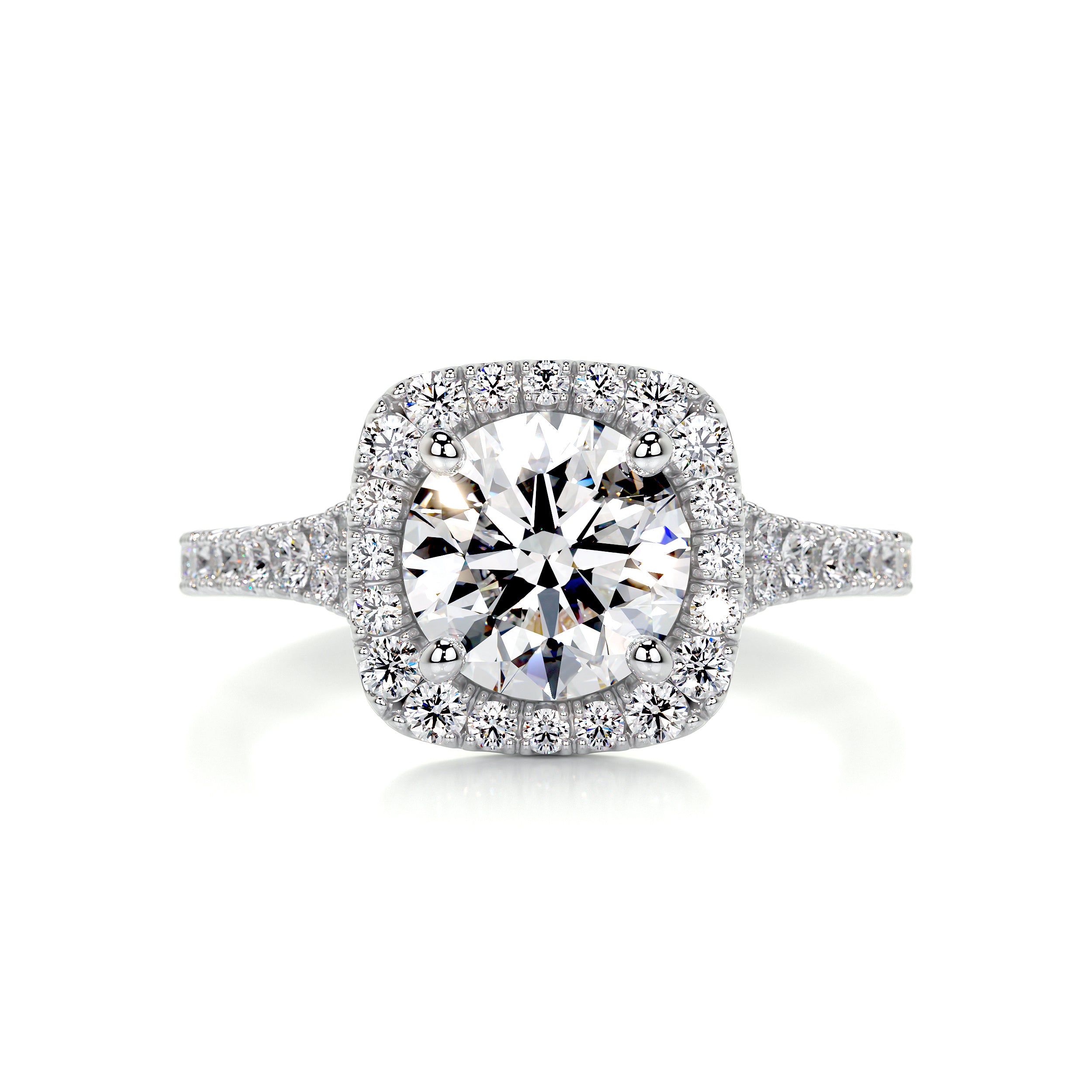 Addison Diamond Engagement Ring -14K White Gold