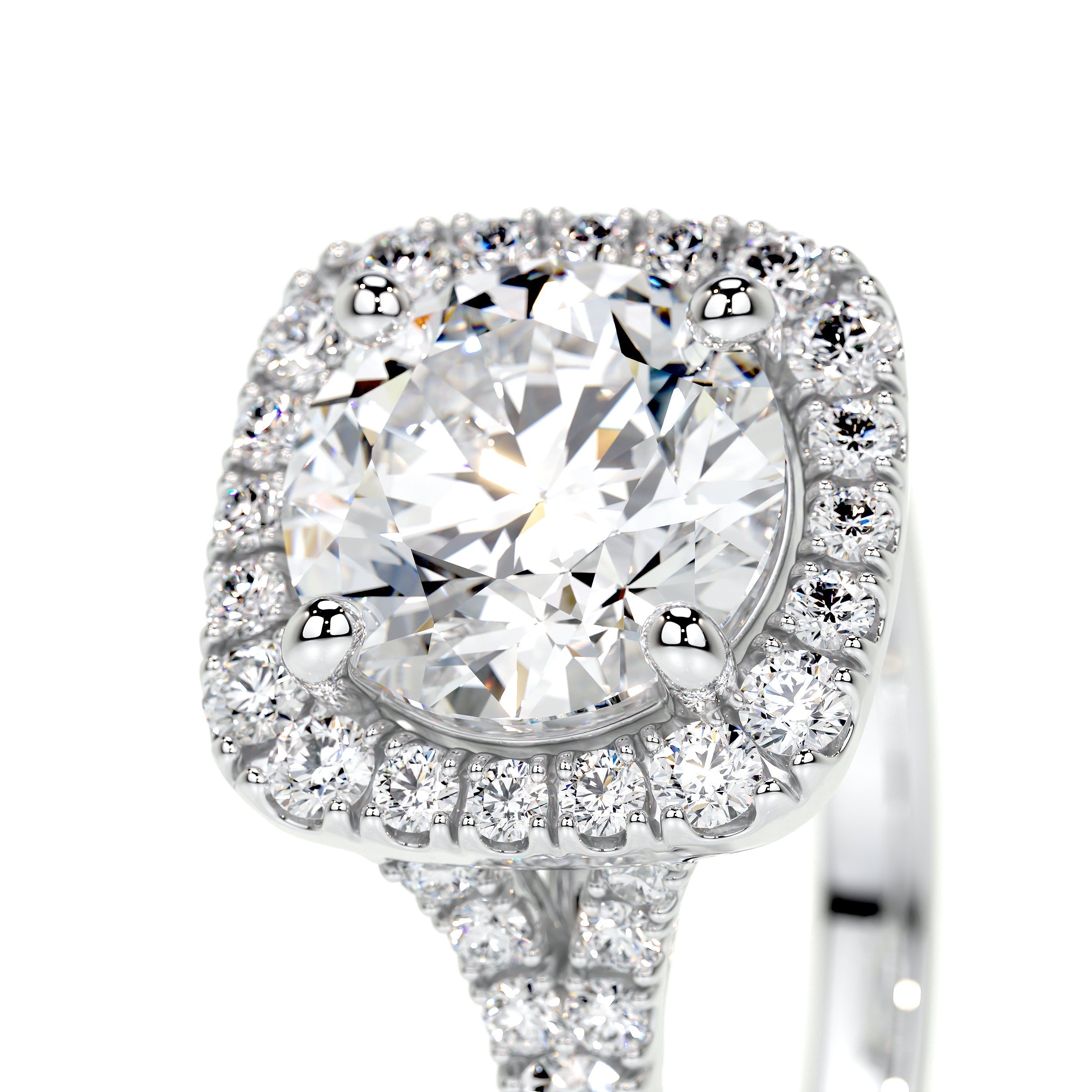 Addison Lab Grown Diamond Ring (2 Carat) -14K White Gold