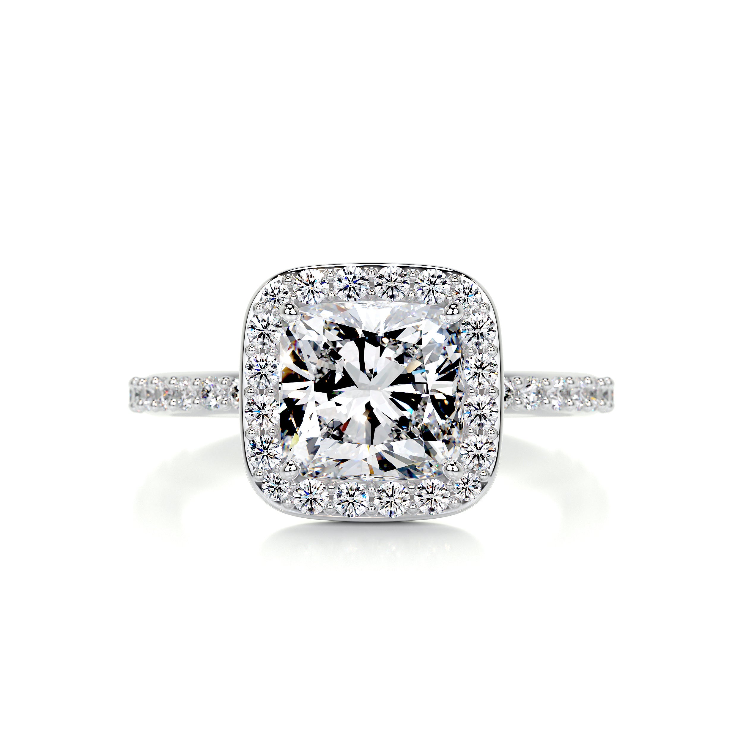 Paula Diamond Engagement Ring -14K White Gold