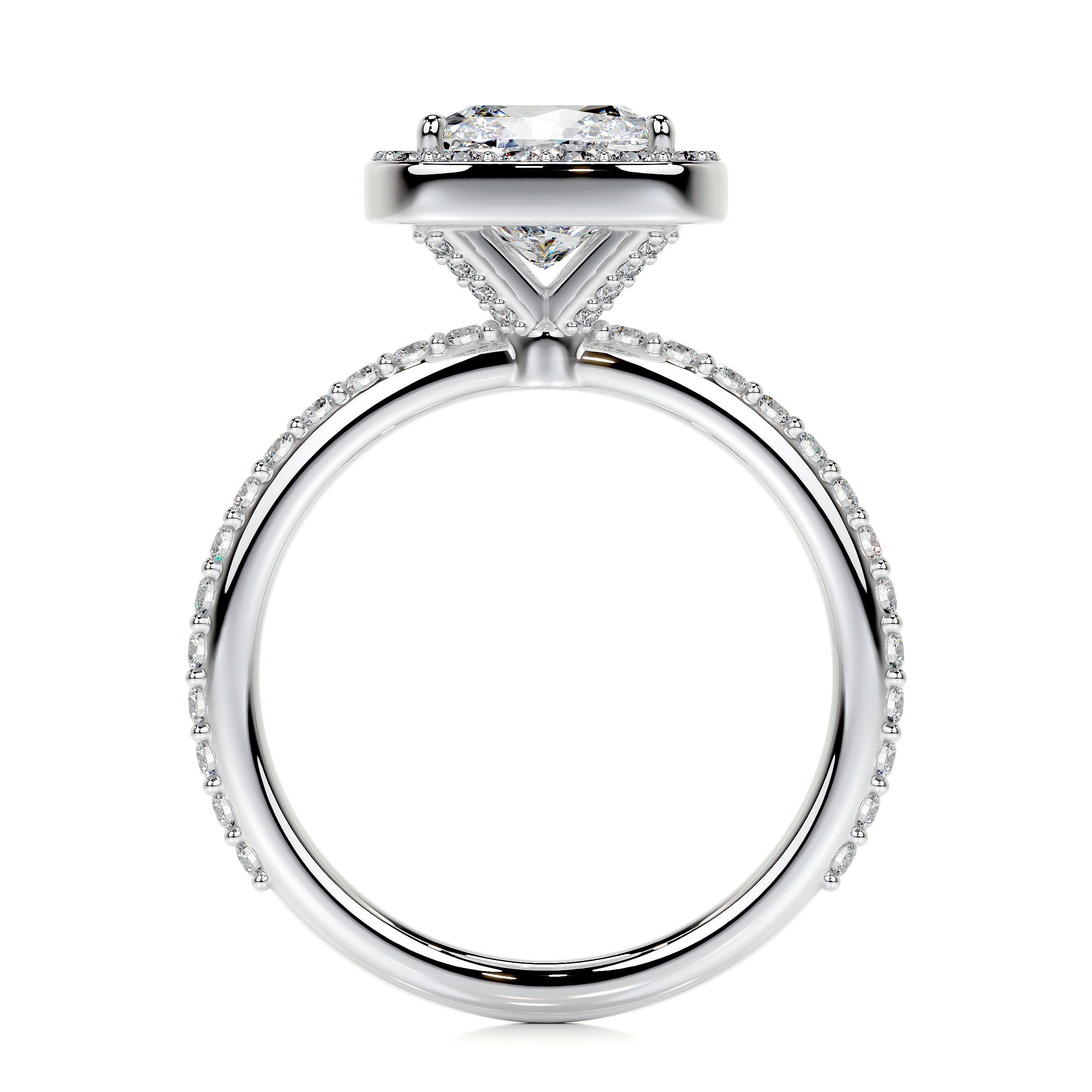Paula Lab Grown Diamond Ring   (2.70 Carat) -Platinum