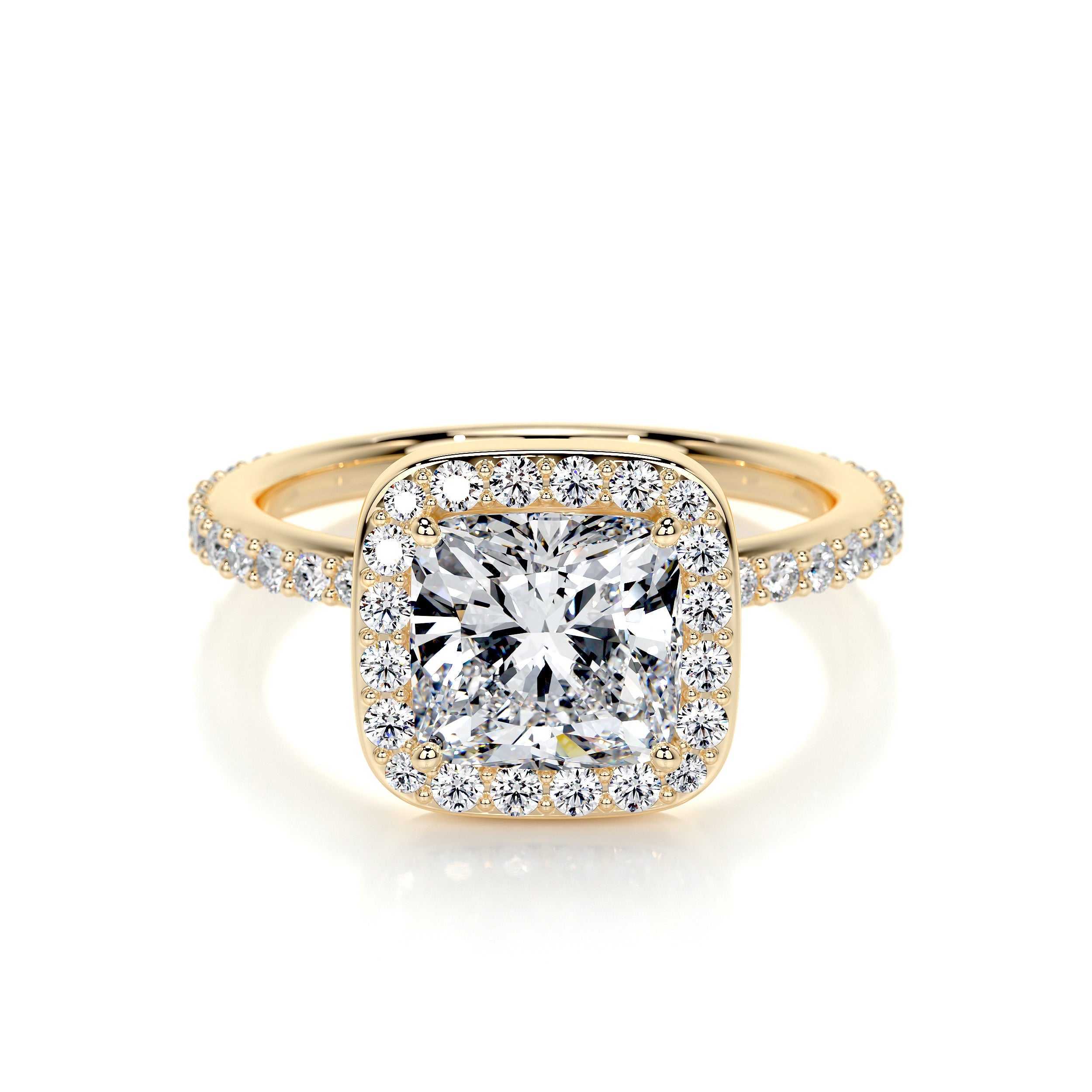 Paula Lab Grown Diamond Ring -18K Yellow Gold