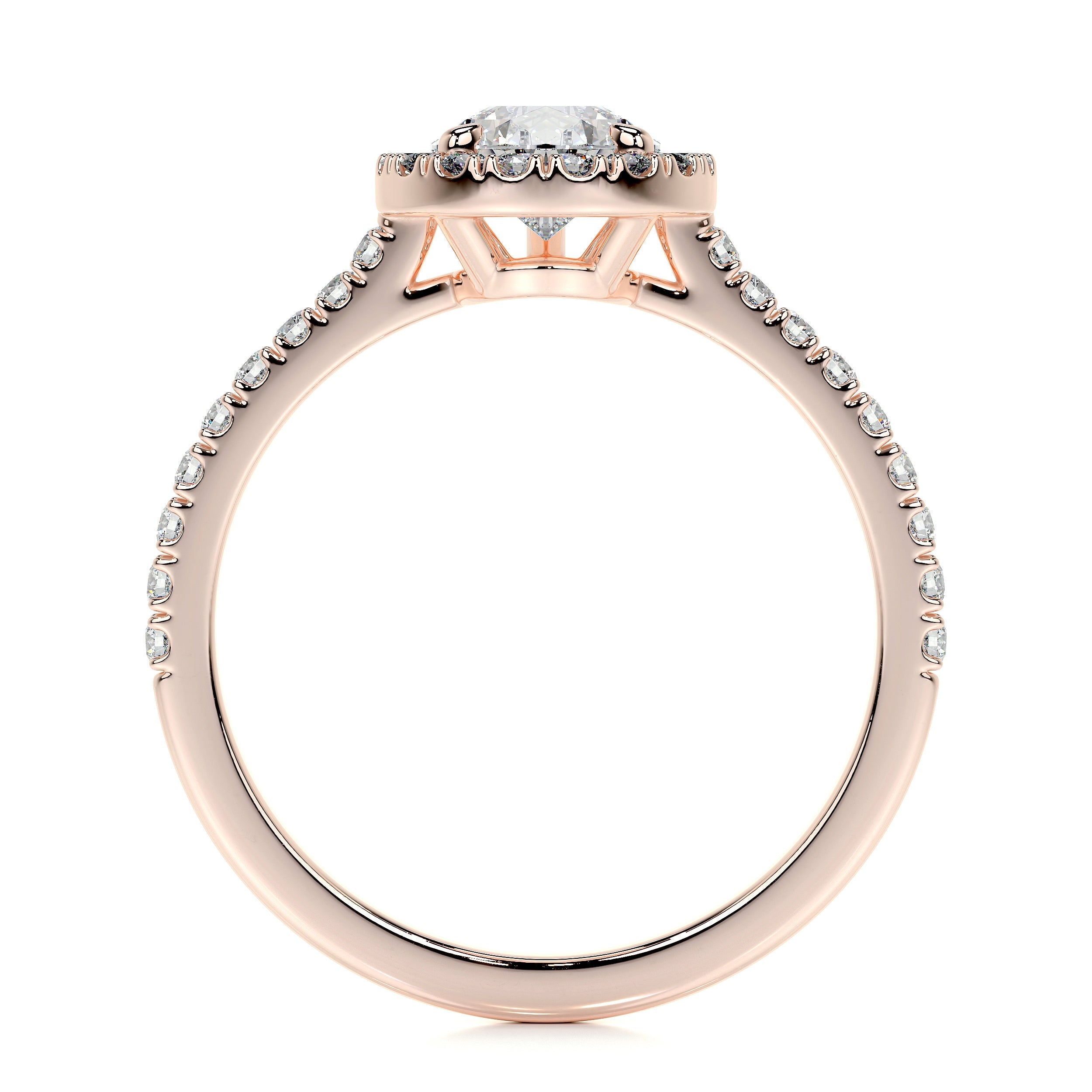 Sophia Lab Grown Diamond Ring -14K Rose Gold