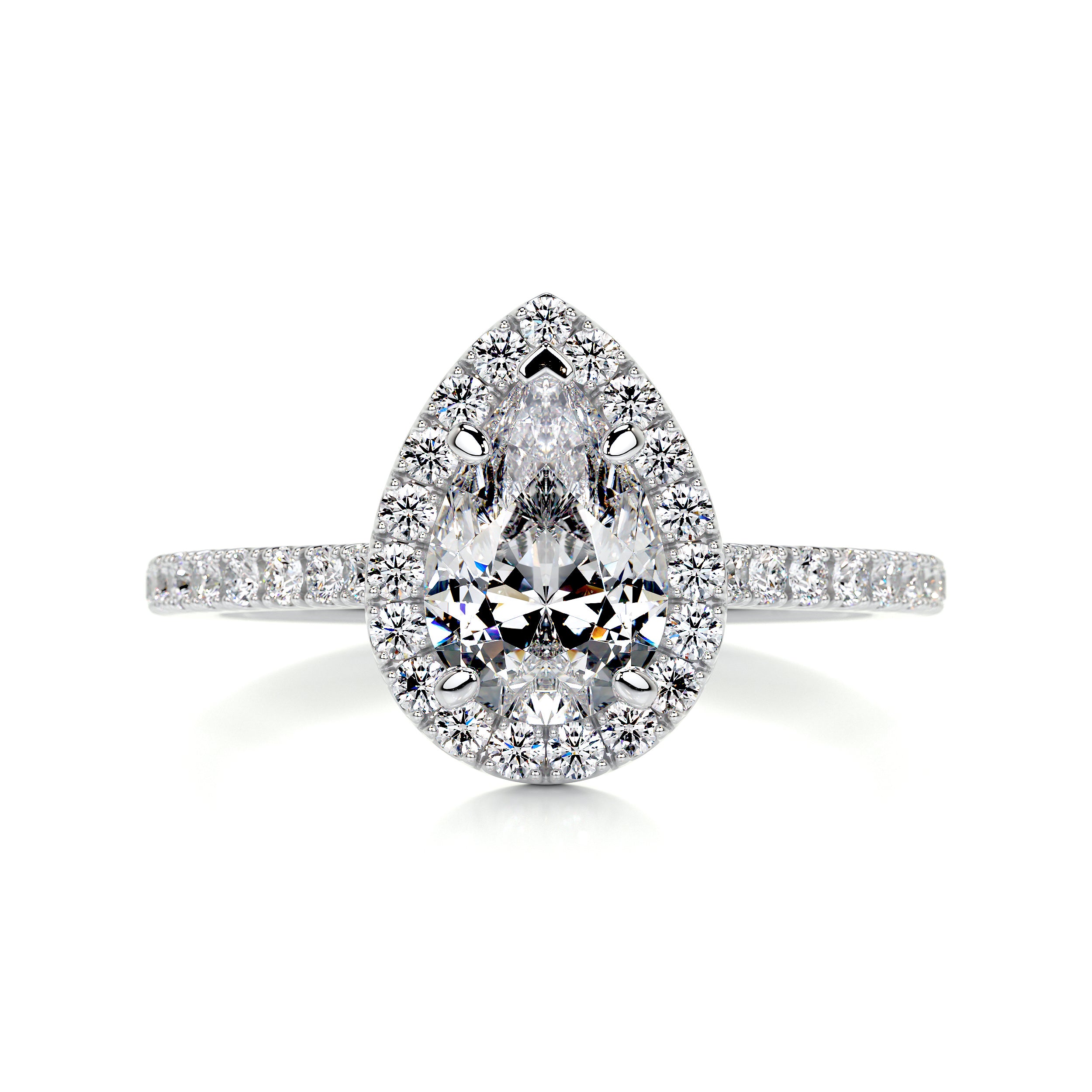 Sophia Diamond Engagement Ring -14K White Gold