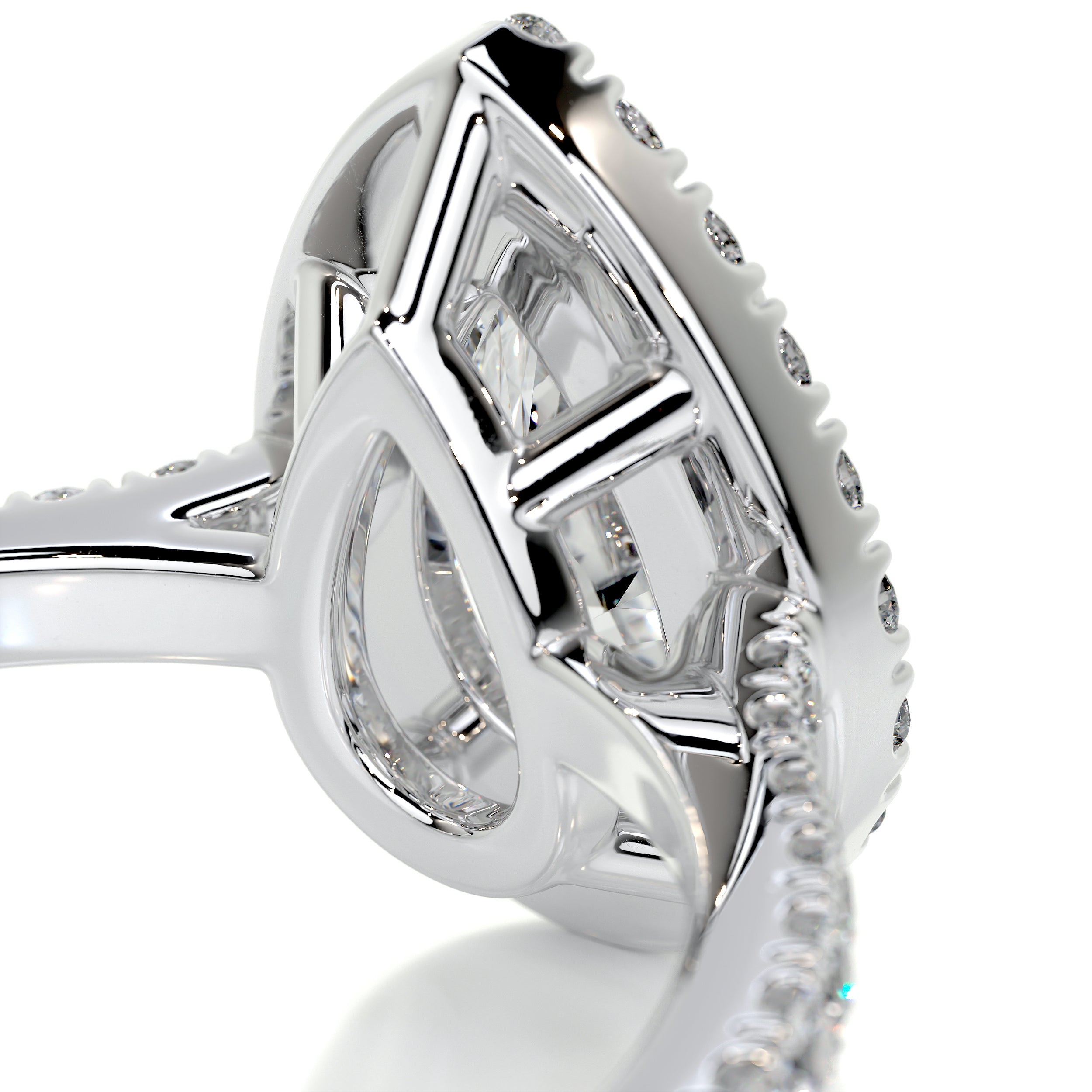 Sophia Diamond Engagement Ring -18K White Gold