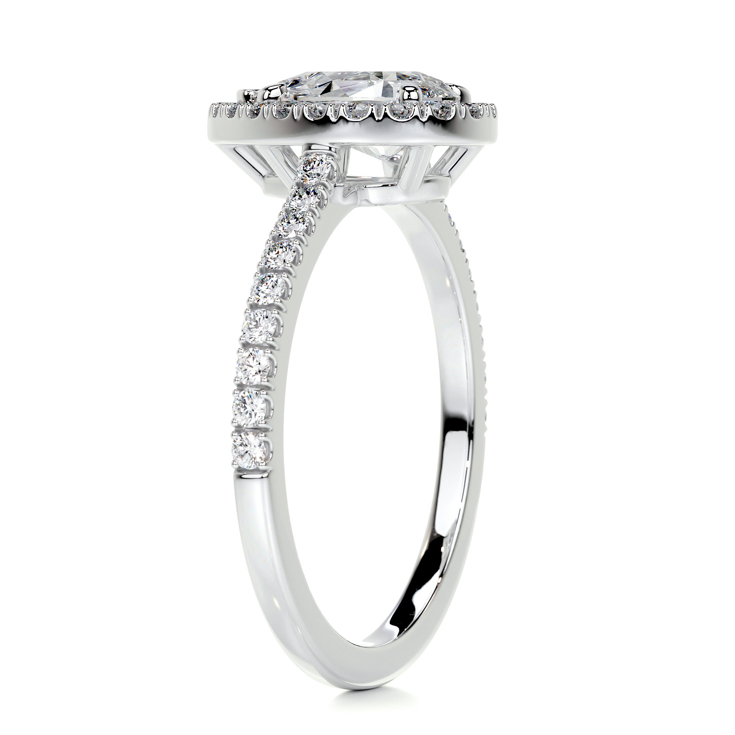 Sophia Diamond Engagement Ring -18K White Gold