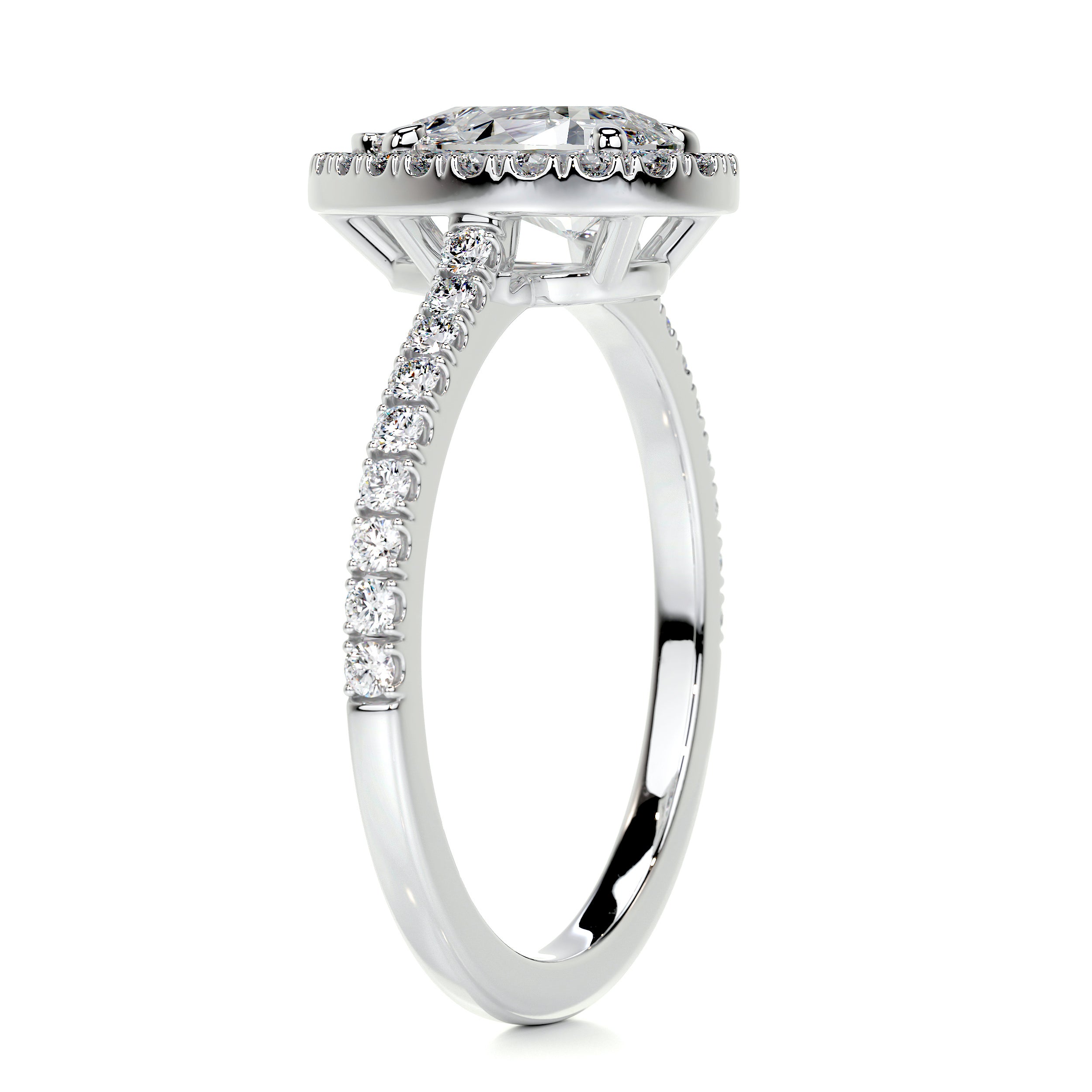 Sophia Diamond Engagement Ring -14K White Gold