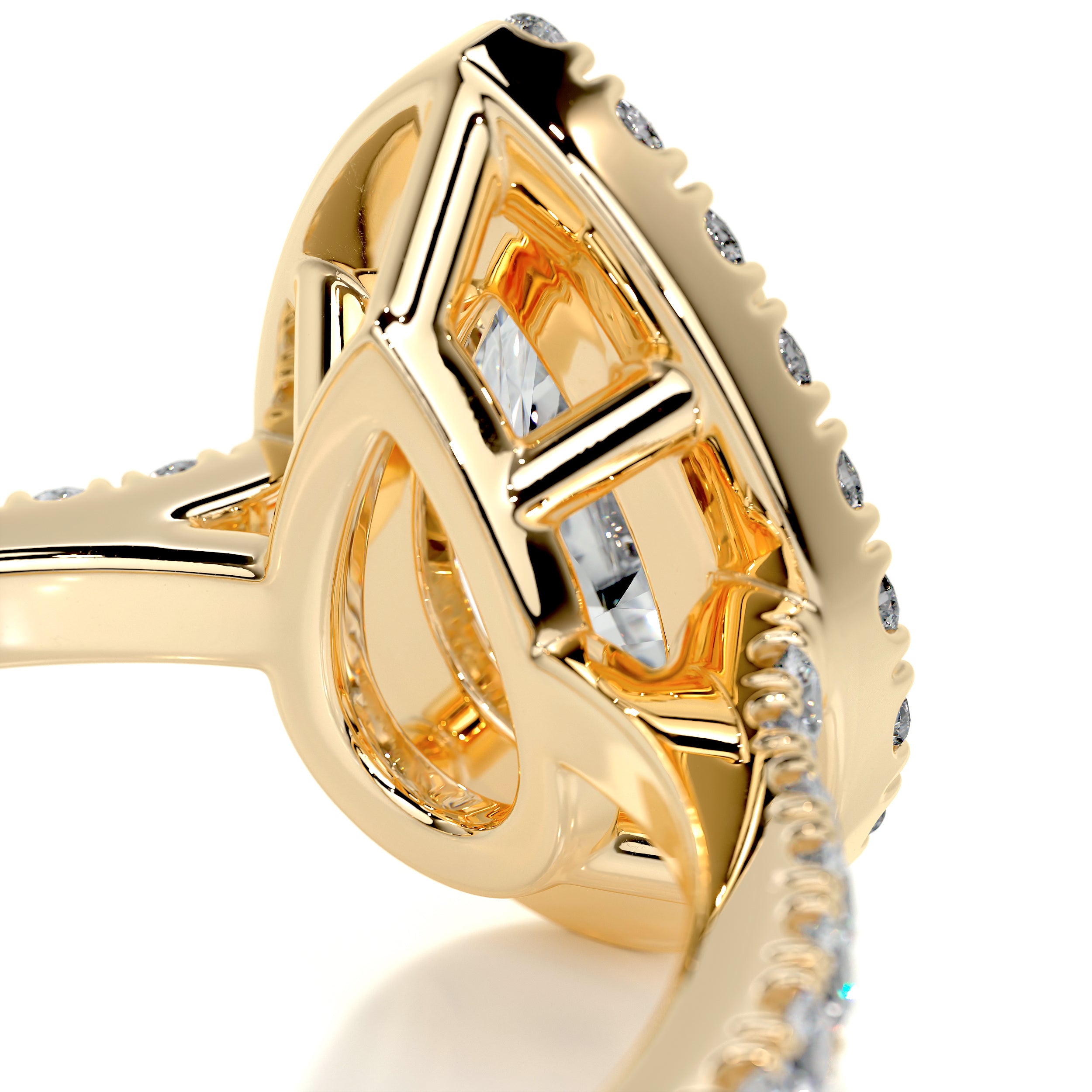 Sophia Diamond Engagement Ring -18K Yellow Gold