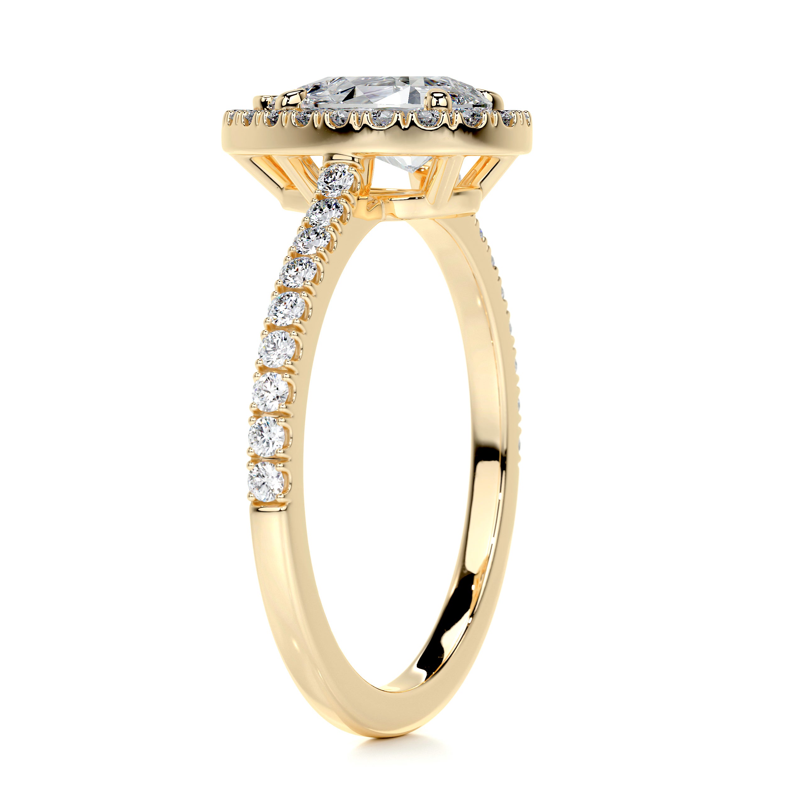 Sophia Diamond Engagement Ring -18K Yellow Gold