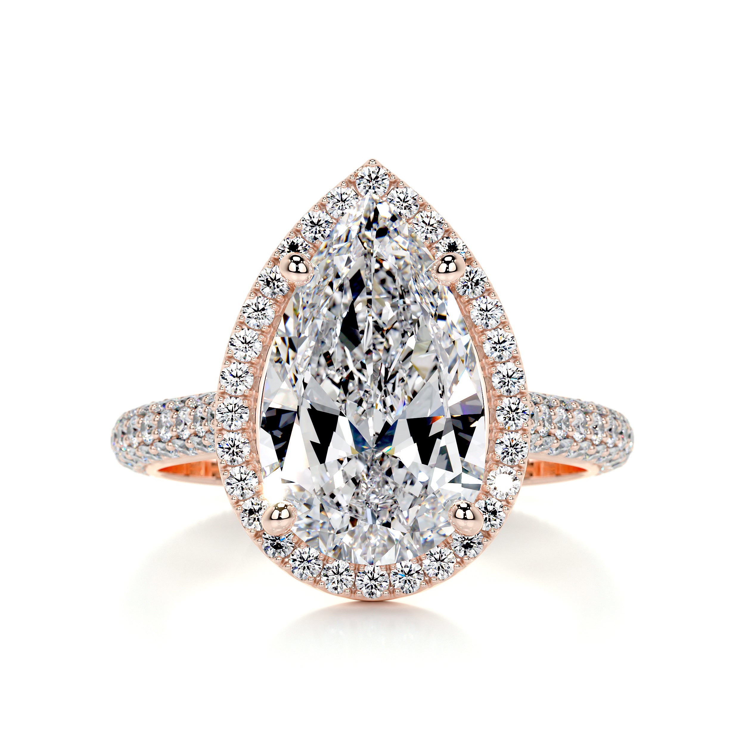 Margarita Diamond Engagement Ring -14K Rose Gold