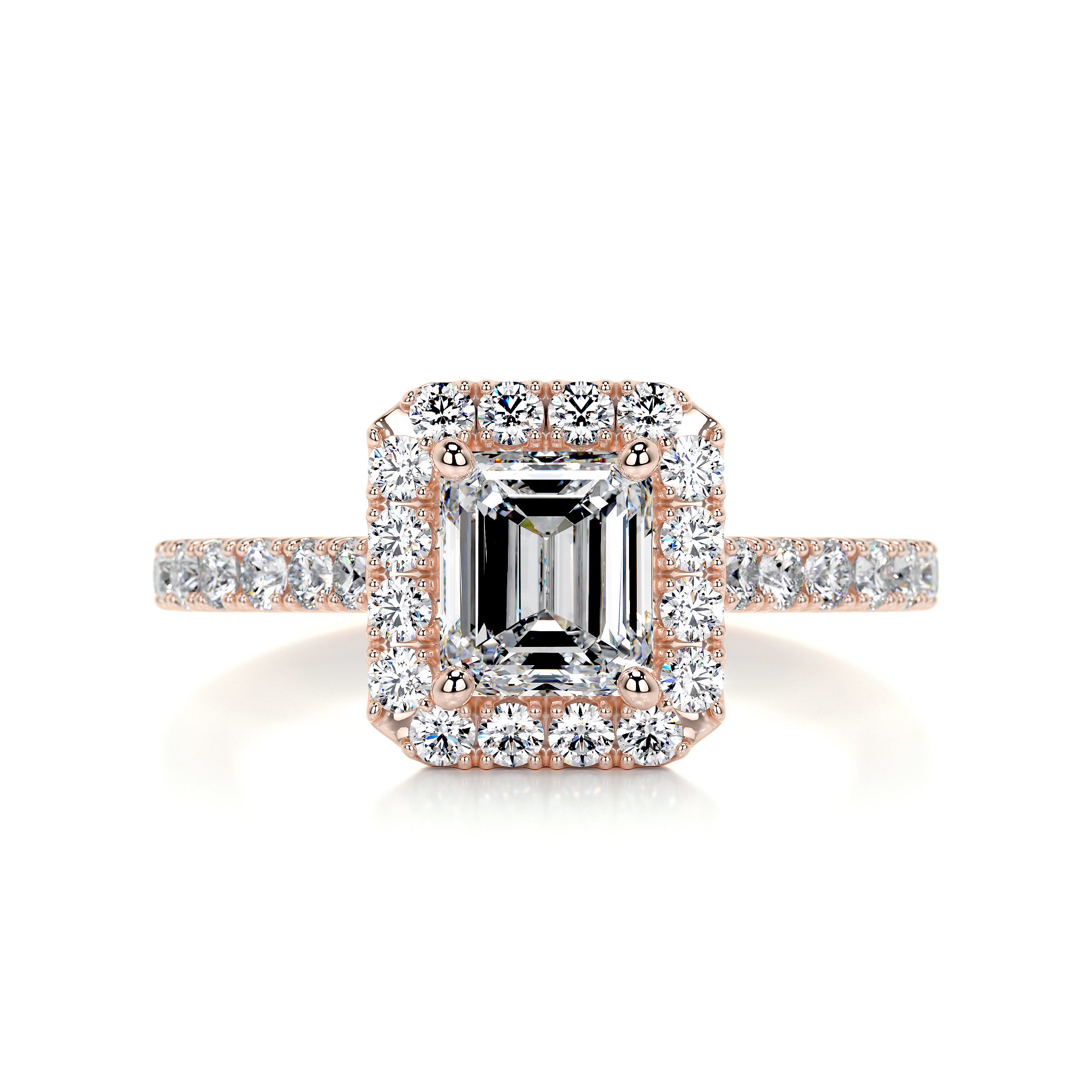 Zoey Diamond Engagement Ring -14K Rose Gold