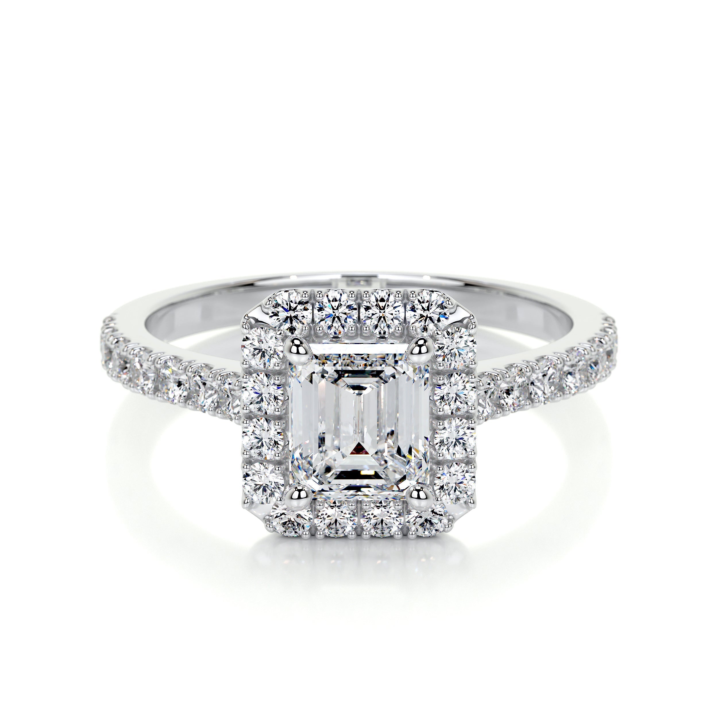 Zoey Lab Grown Diamond Ring -18K White Gold