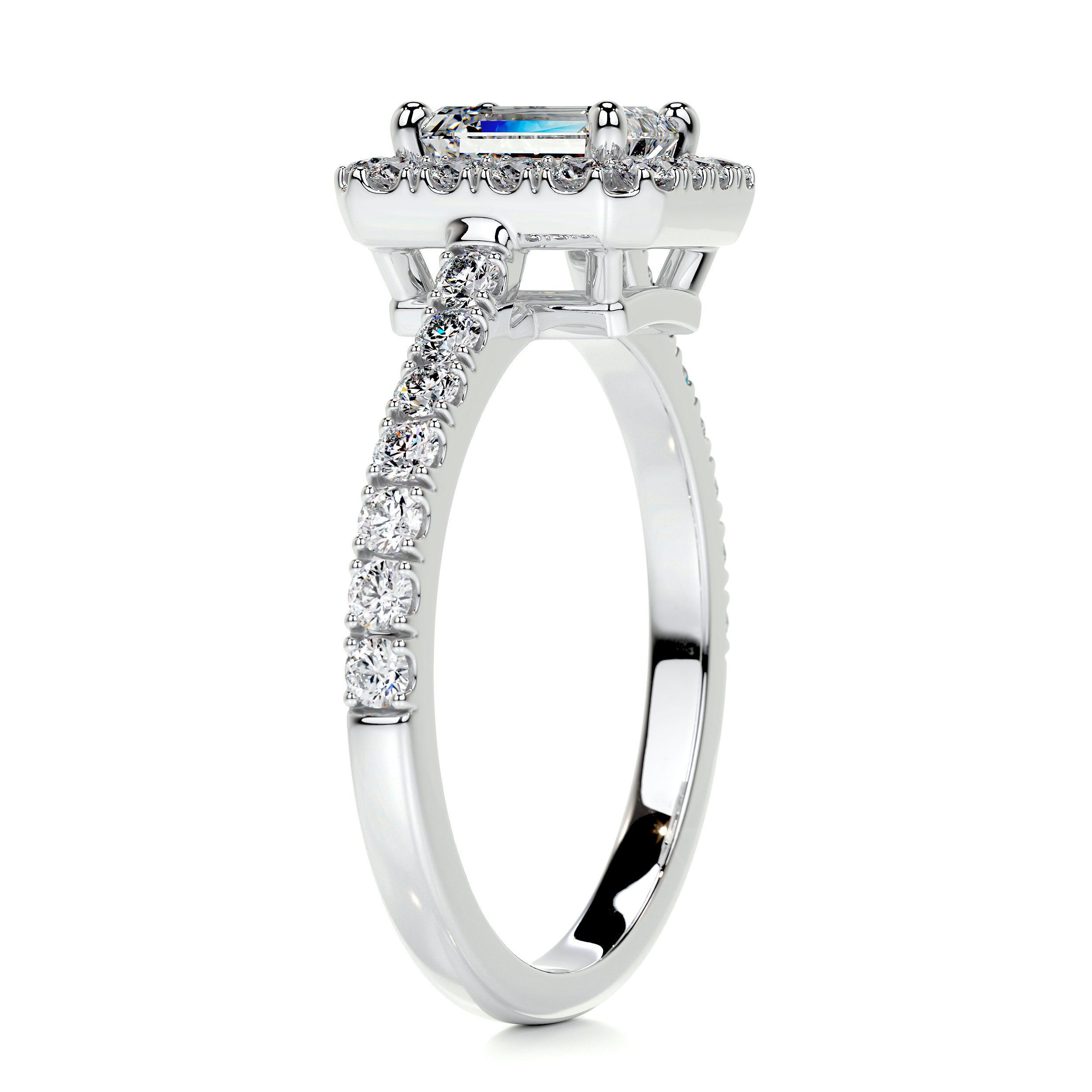 Zoey Diamond Engagement Ring -14K White Gold