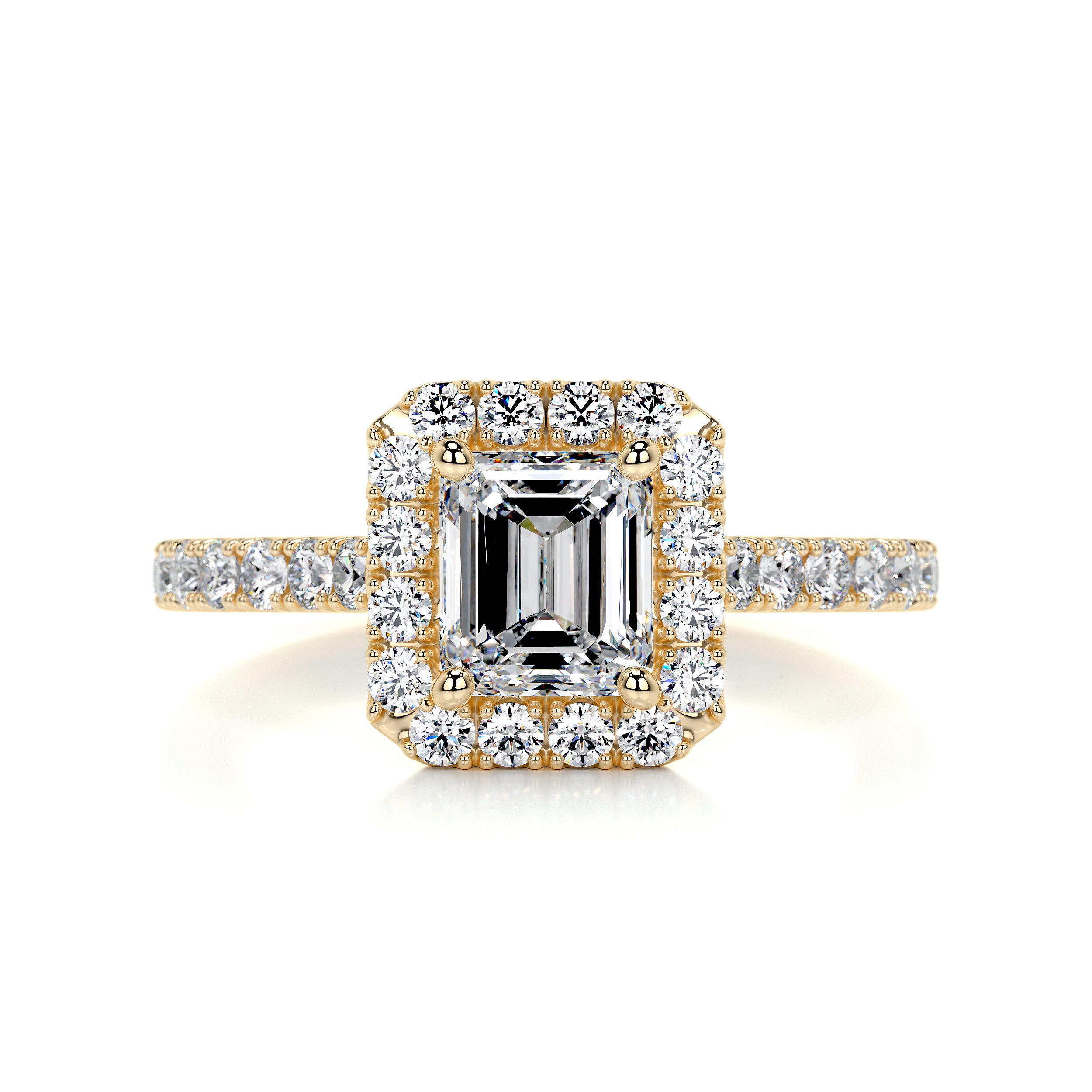 Zoey Diamond Engagement Ring -18K Yellow Gold