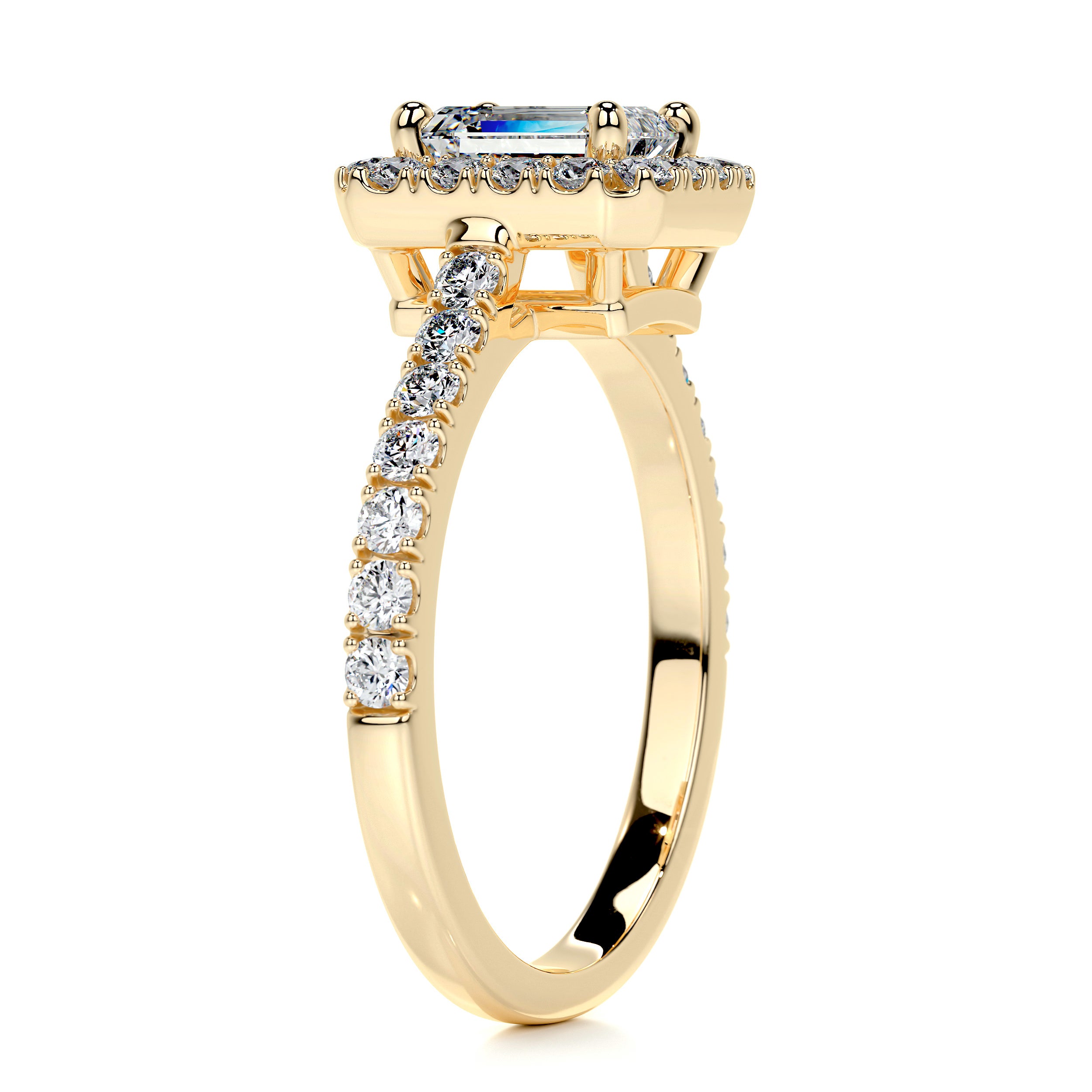 Zoey Diamond Engagement Ring -18K Yellow Gold