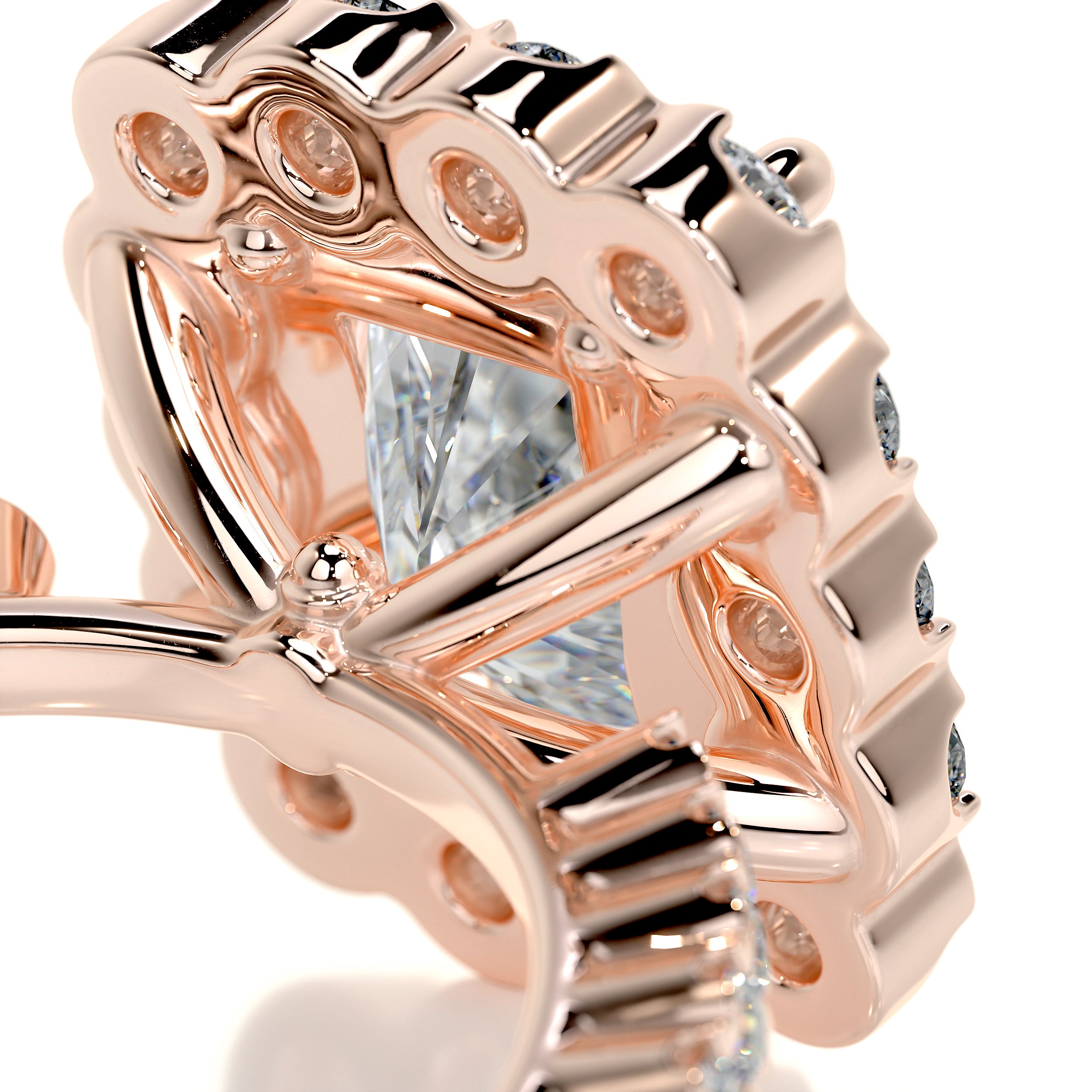 Sherry Diamond Engagement Ring -14K Rose Gold