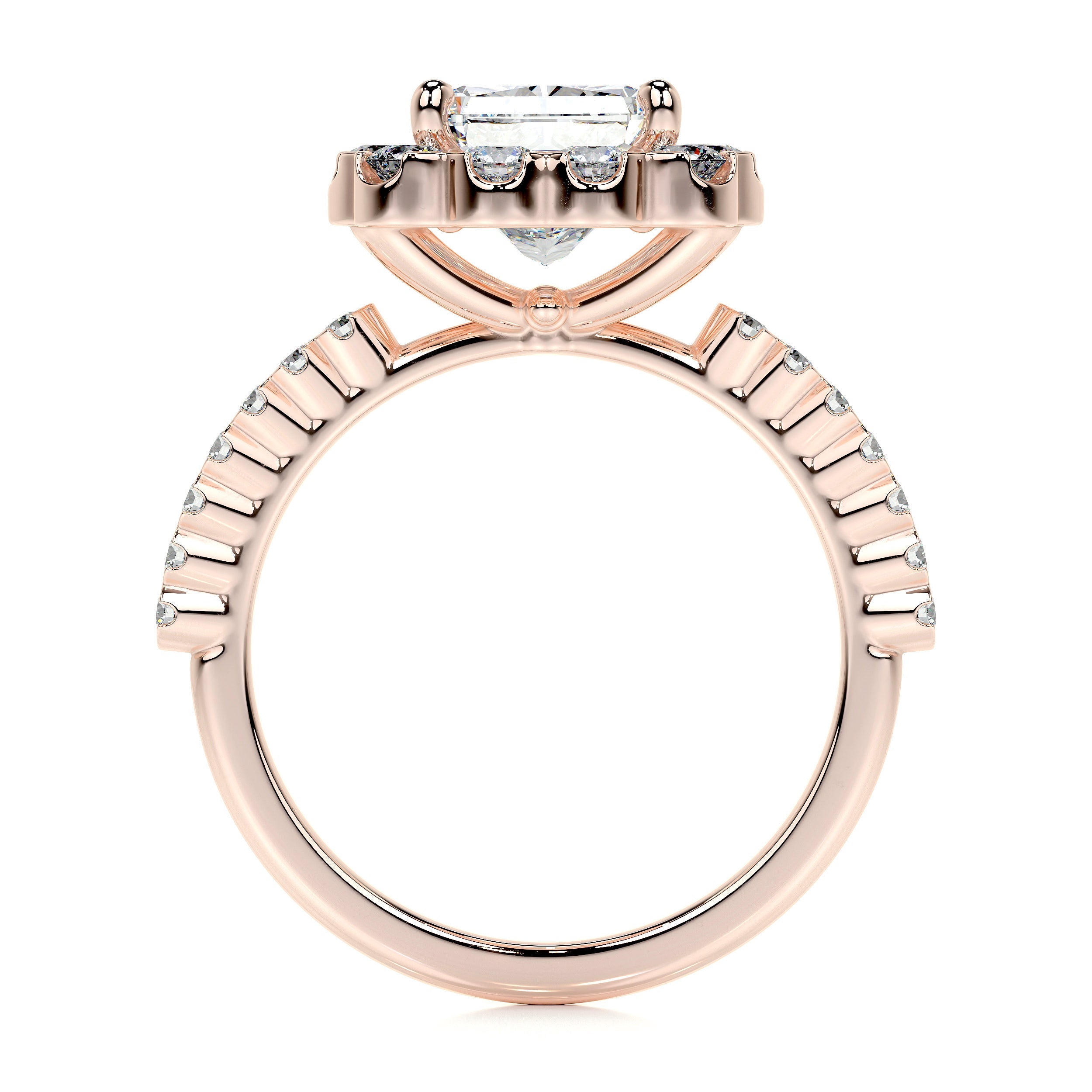 Sherry Lab Grown Diamond Ring -14K Rose Gold