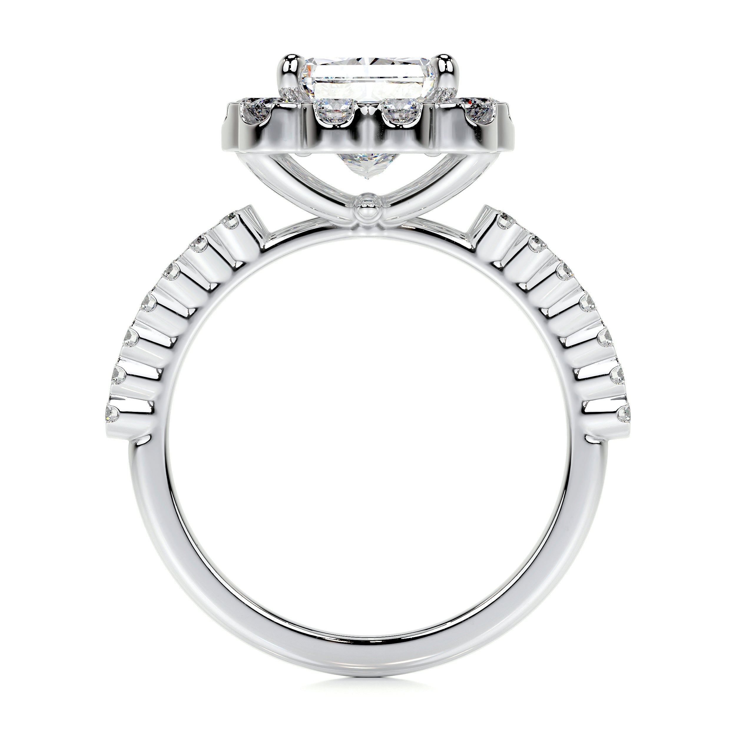 Sherry Lab Grown Diamond Ring -14K White Gold