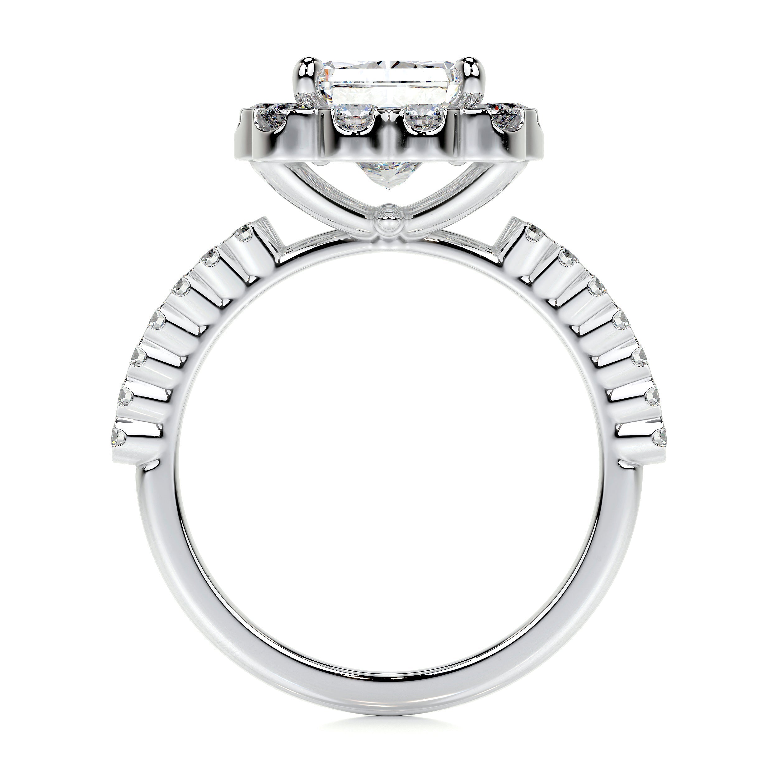Sherry Lab Grown Diamond Ring -Platinum