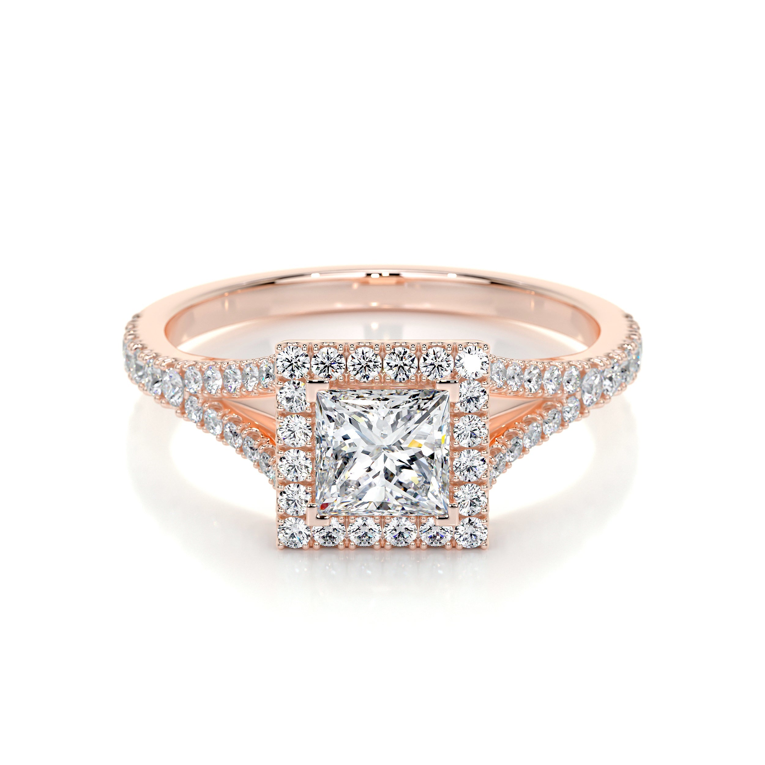 Celia Lab Grown Diamond Ring   (1.25 Carat) -14K Rose Gold