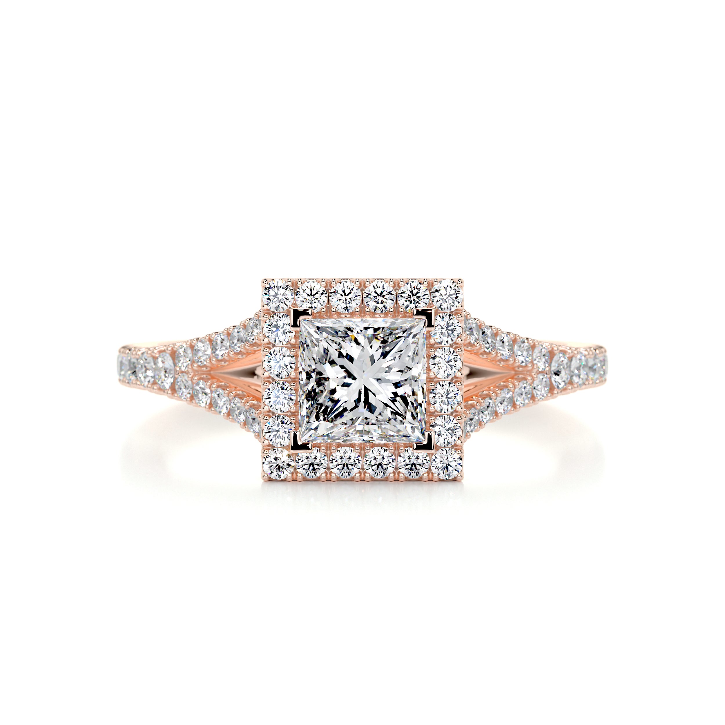 Celia Diamond Engagement Ring -14K Rose Gold