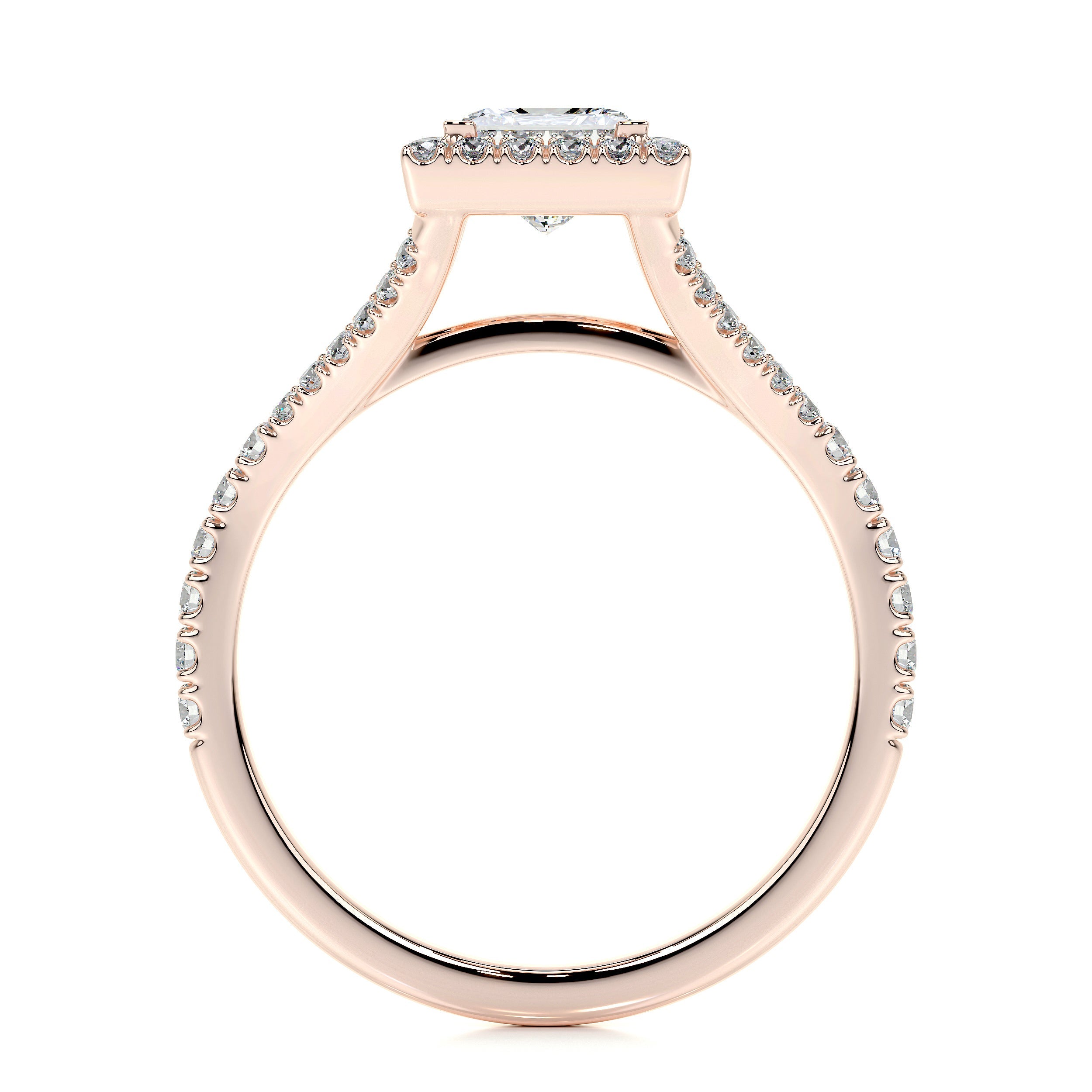Celia Lab Grown Diamond Ring   (1.25 Carat) -14K Rose Gold
