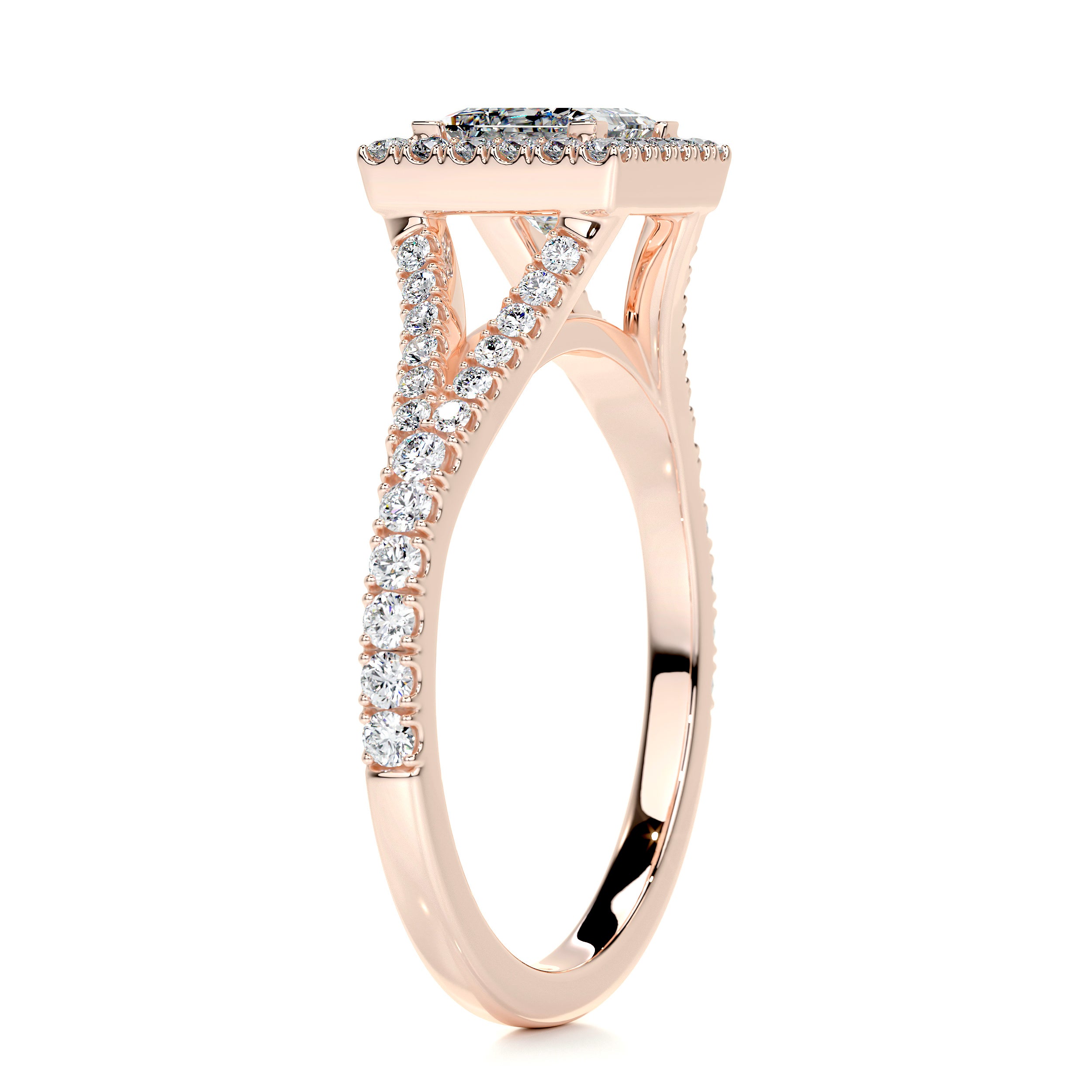 Celia Diamond Engagement Ring -14K Rose Gold