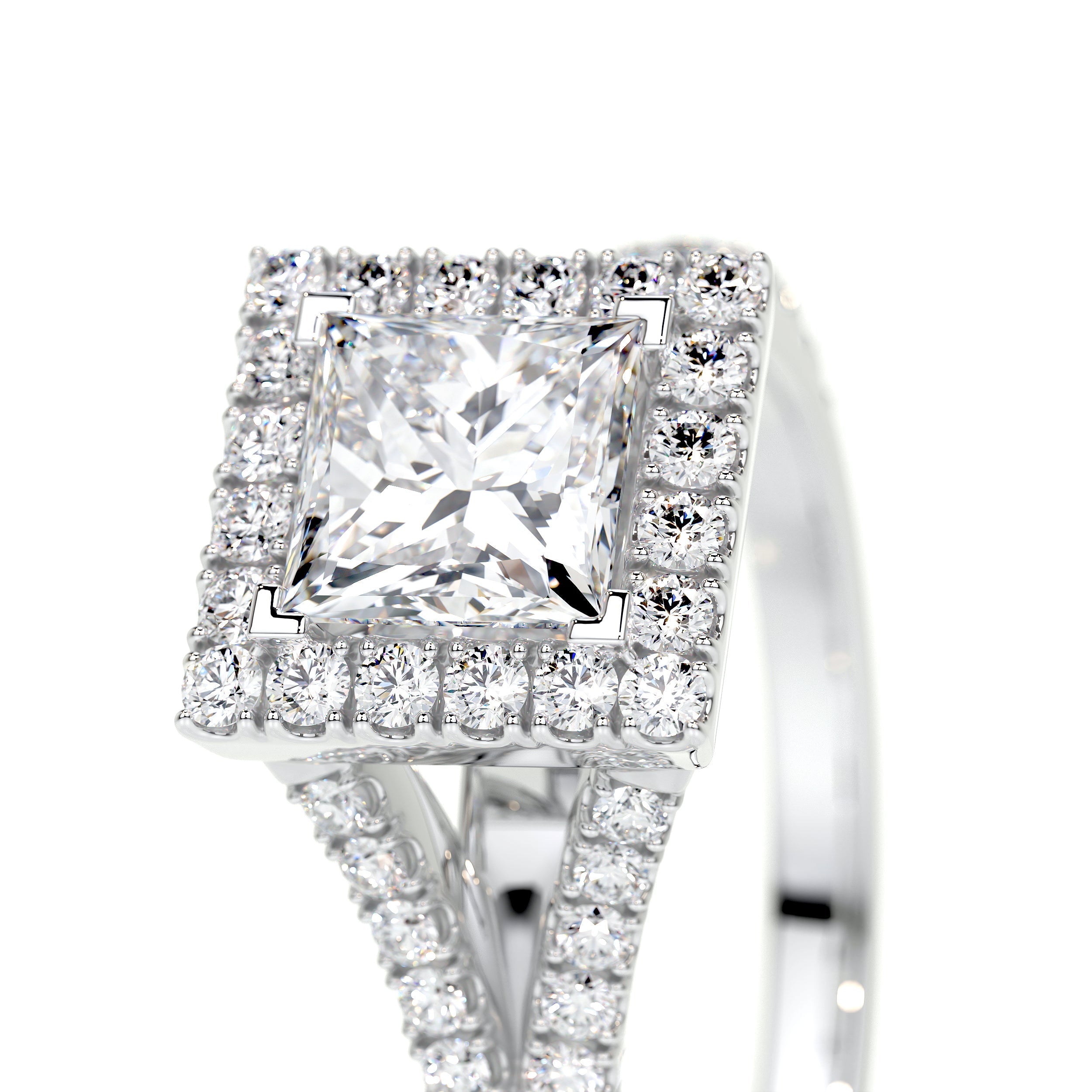 Celia Lab Grown Diamond Ring   (1.25 Carat) -18K White Gold