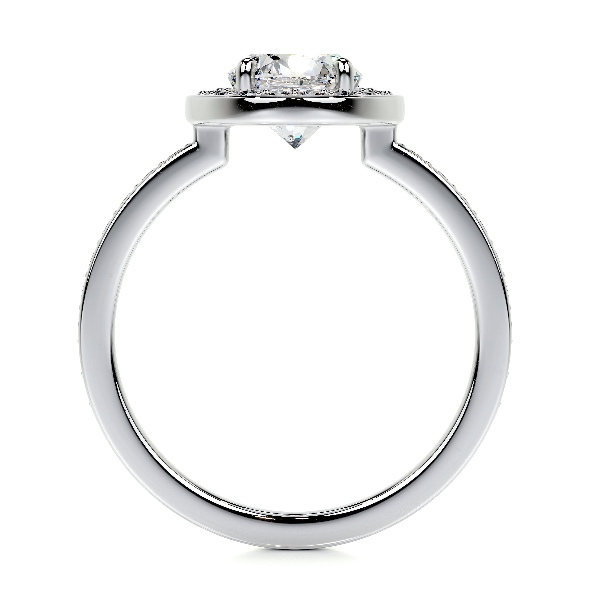Raina Lab Grown Diamond Ring (1.80 Carat) -14K White Gold