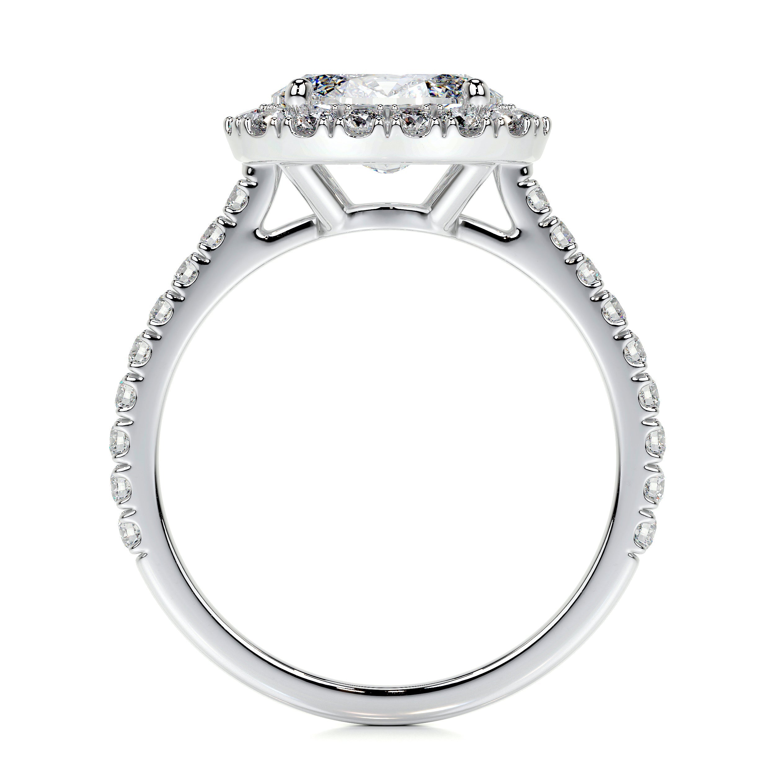Alessandra Lab Grown Diamond Ring   (1.30 Carat) -14K White Gold