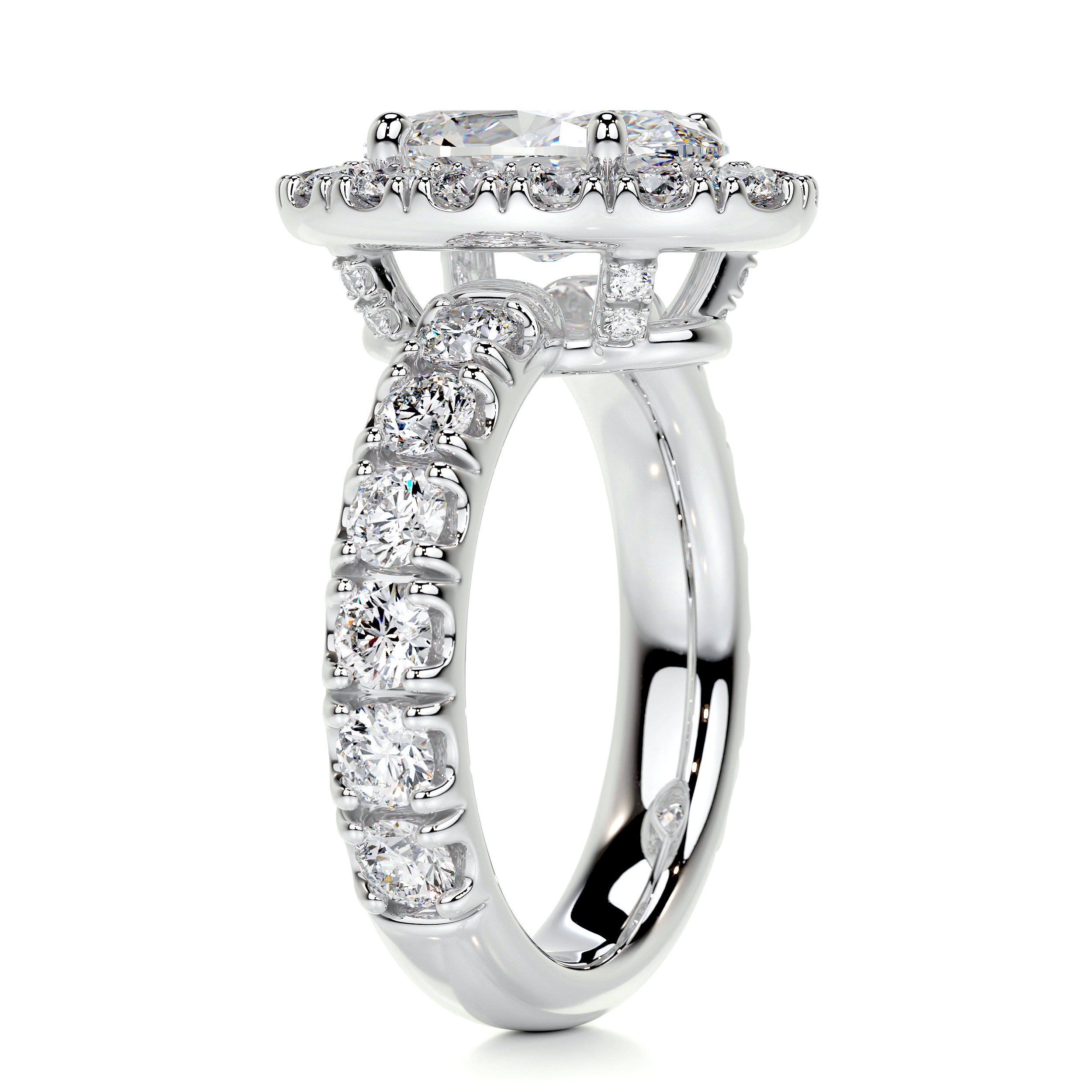 Maya Diamond Engagement Ring -14K White Gold