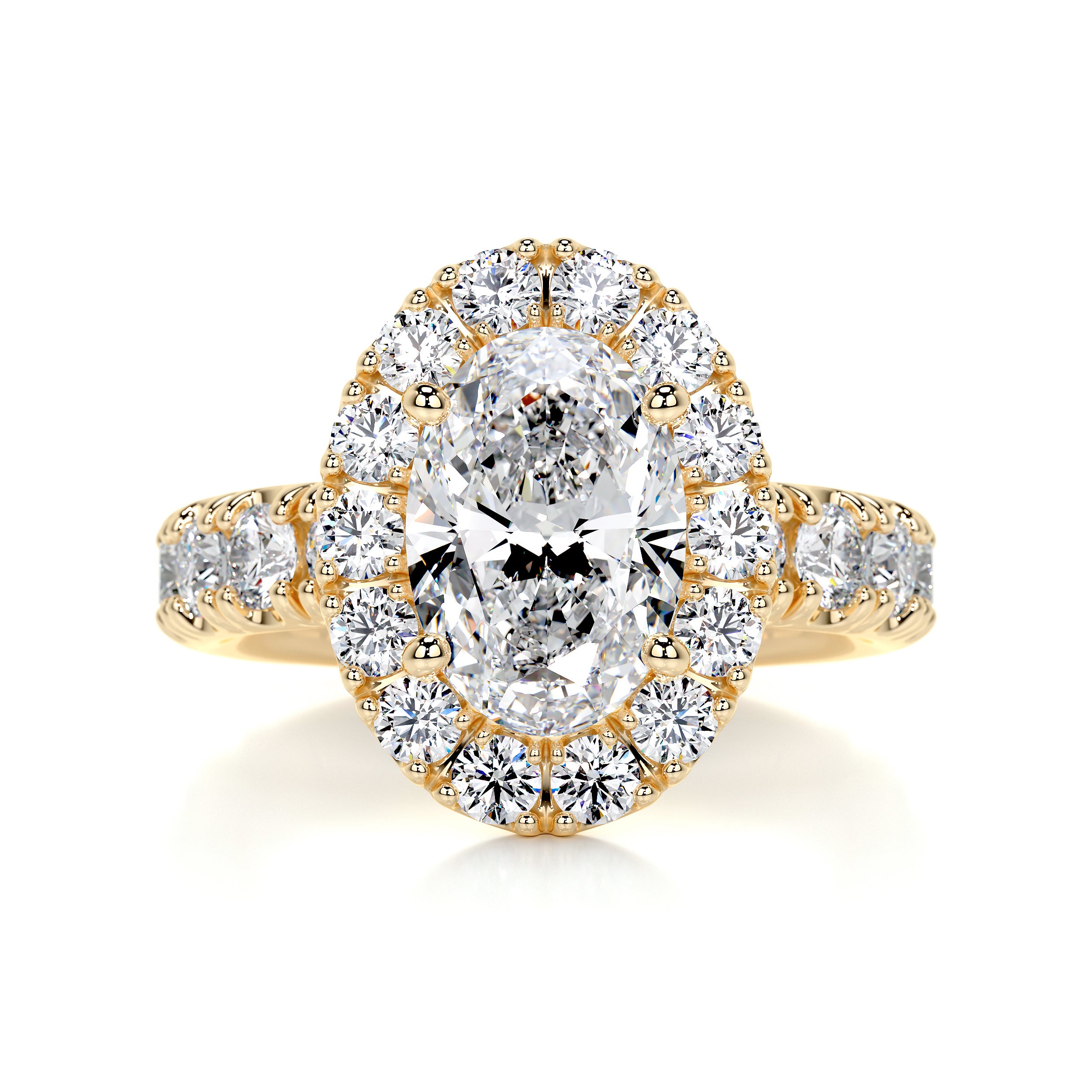 Maya Diamond Engagement Ring -18K Yellow Gold