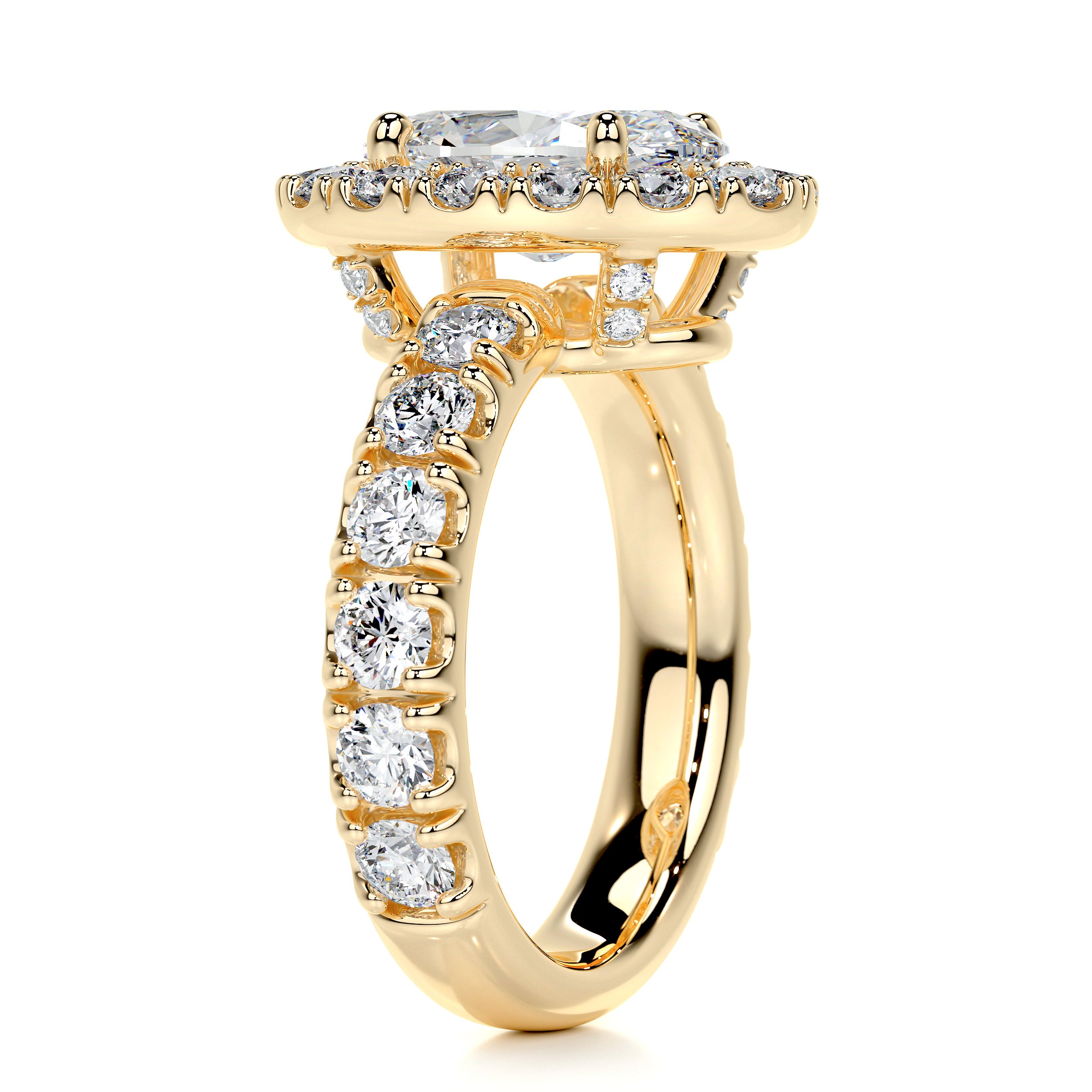 Maya Diamond Engagement Ring -18K Yellow Gold