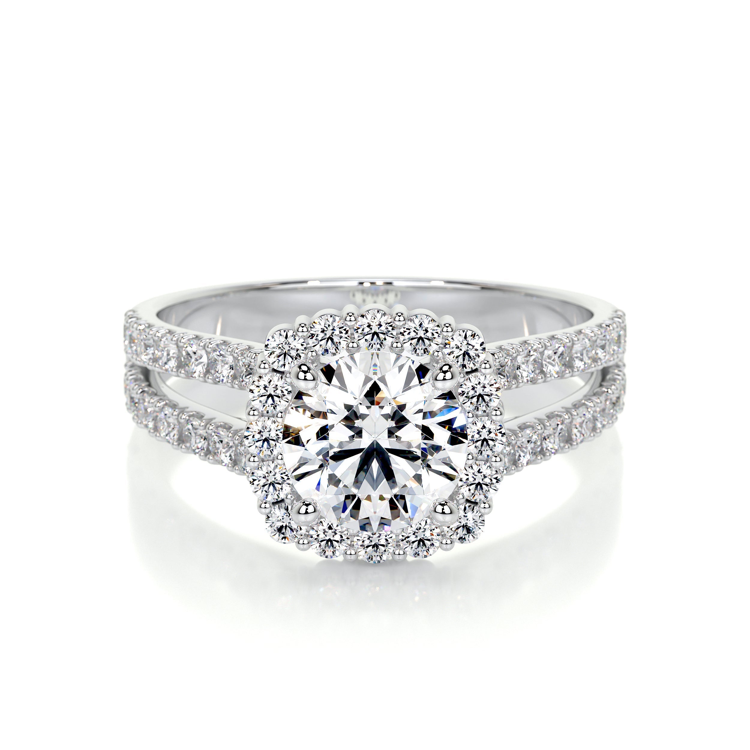 Hilary Lab Grown Diamond Ring   (3 Carat) -Platinum