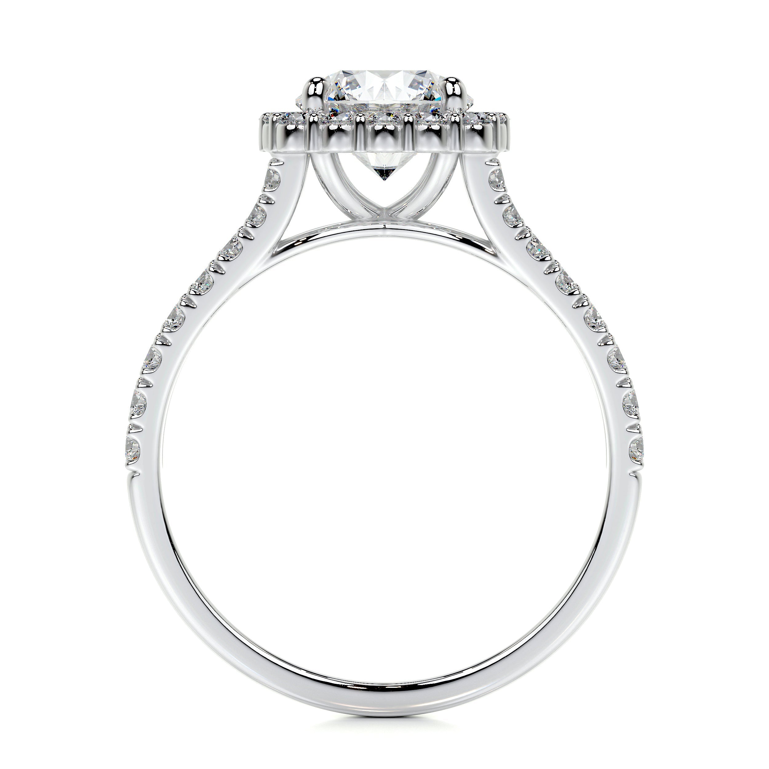 Hilary Lab Grown Diamond Ring   (3 Carat) -Platinum