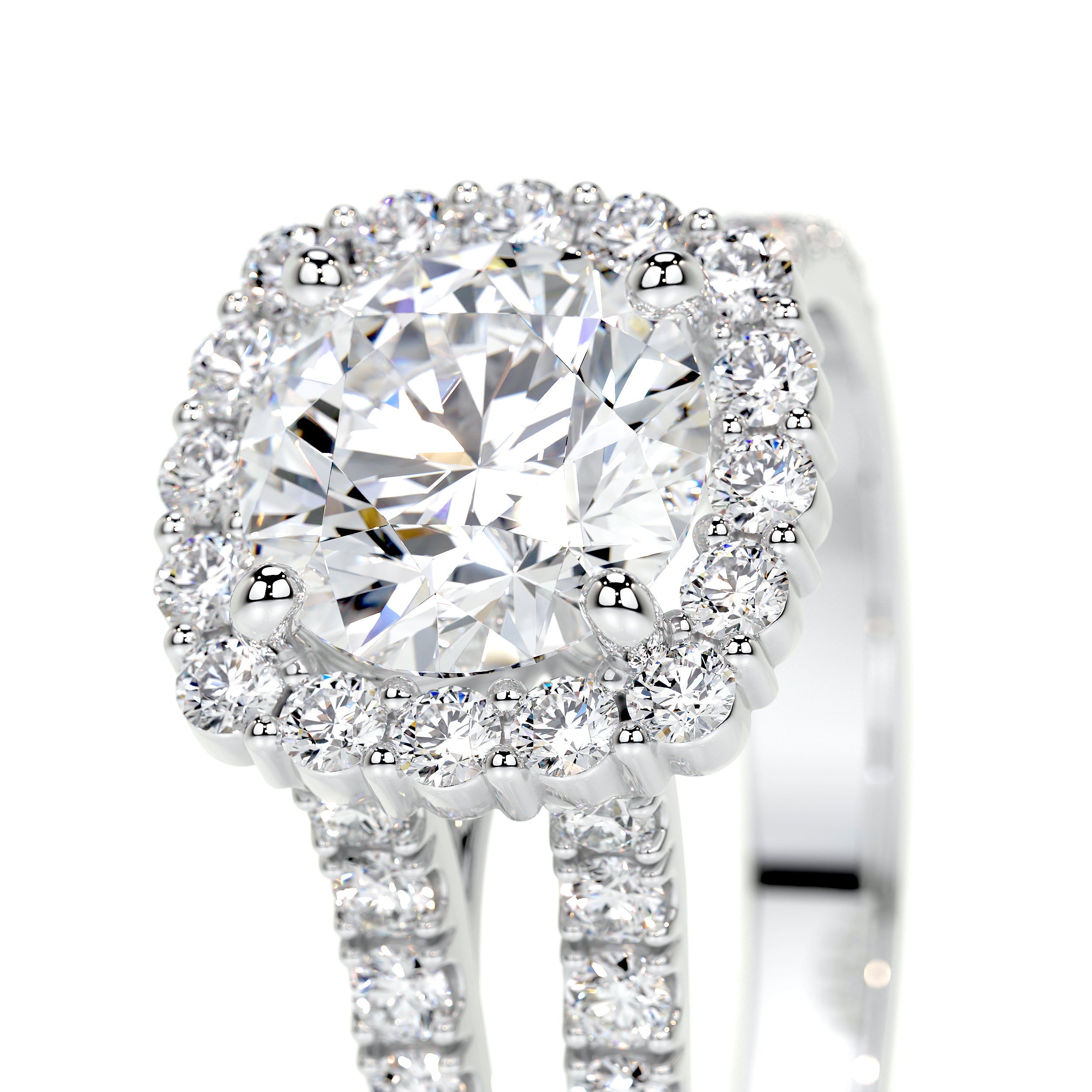 Hilary Lab Grown Diamond Ring (3 Carat) -Platinum