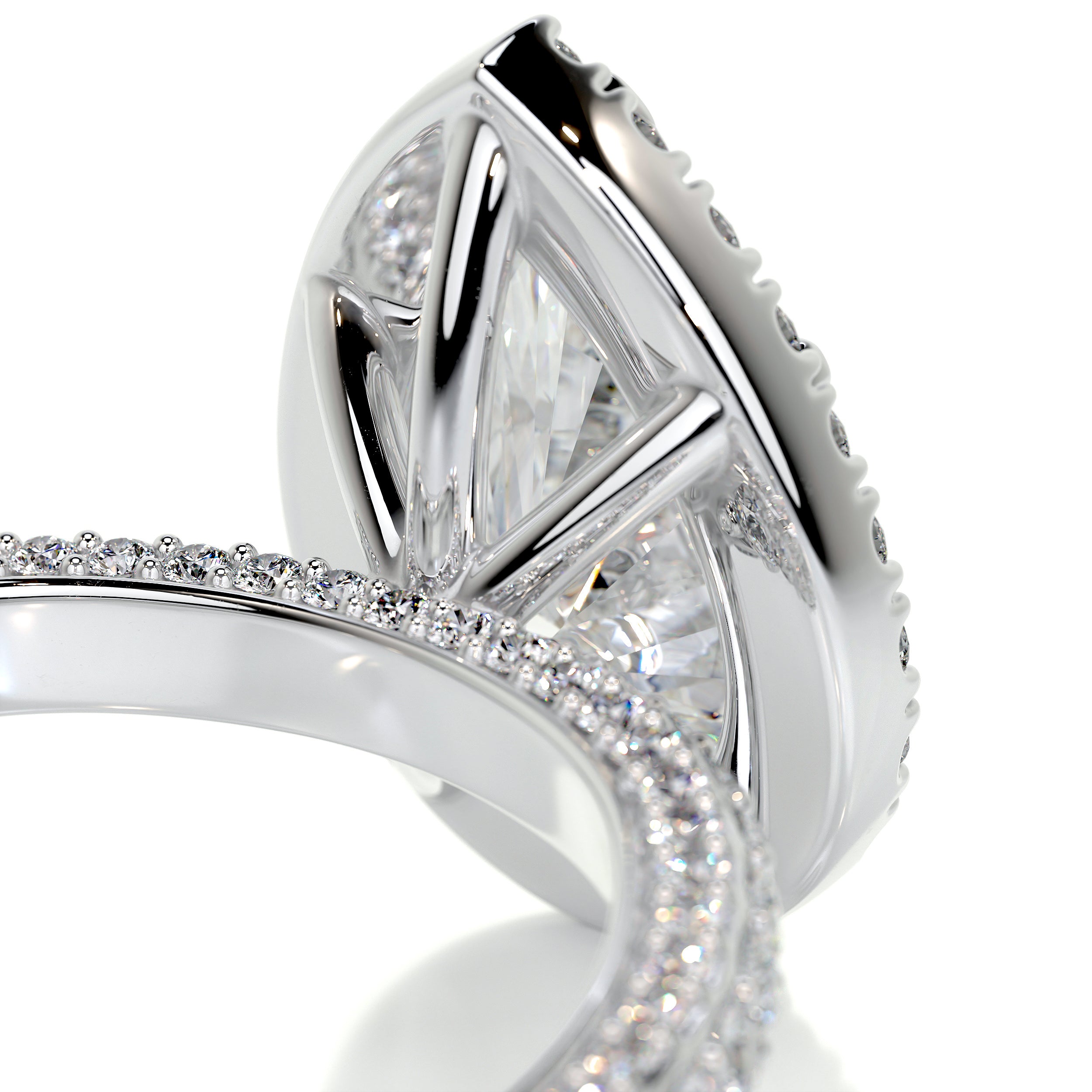 Beverly Diamond Engagement Ring -Platinum