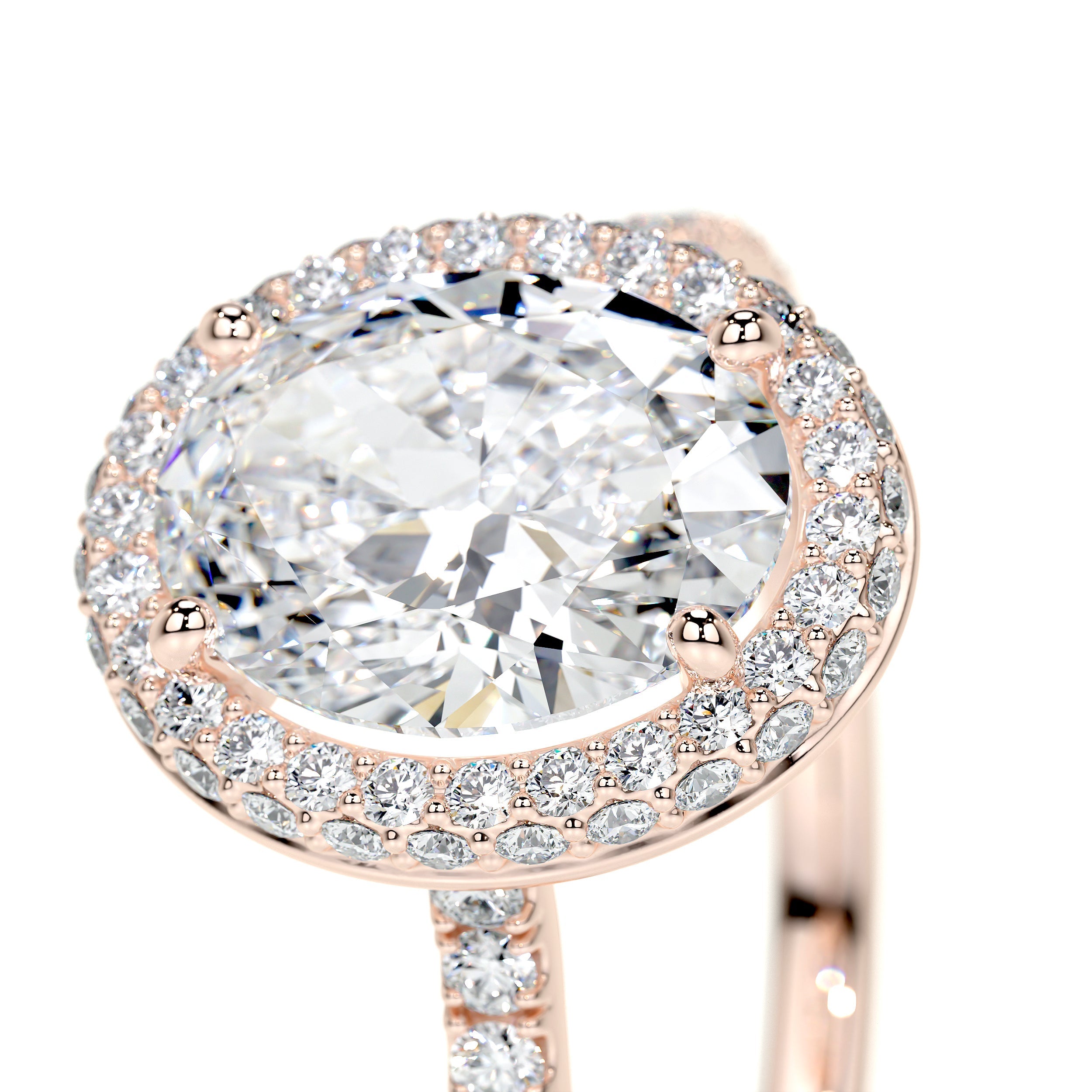 Parker Lab Grown Diamond Ring (2.40 Carat) -14K Rose Gold