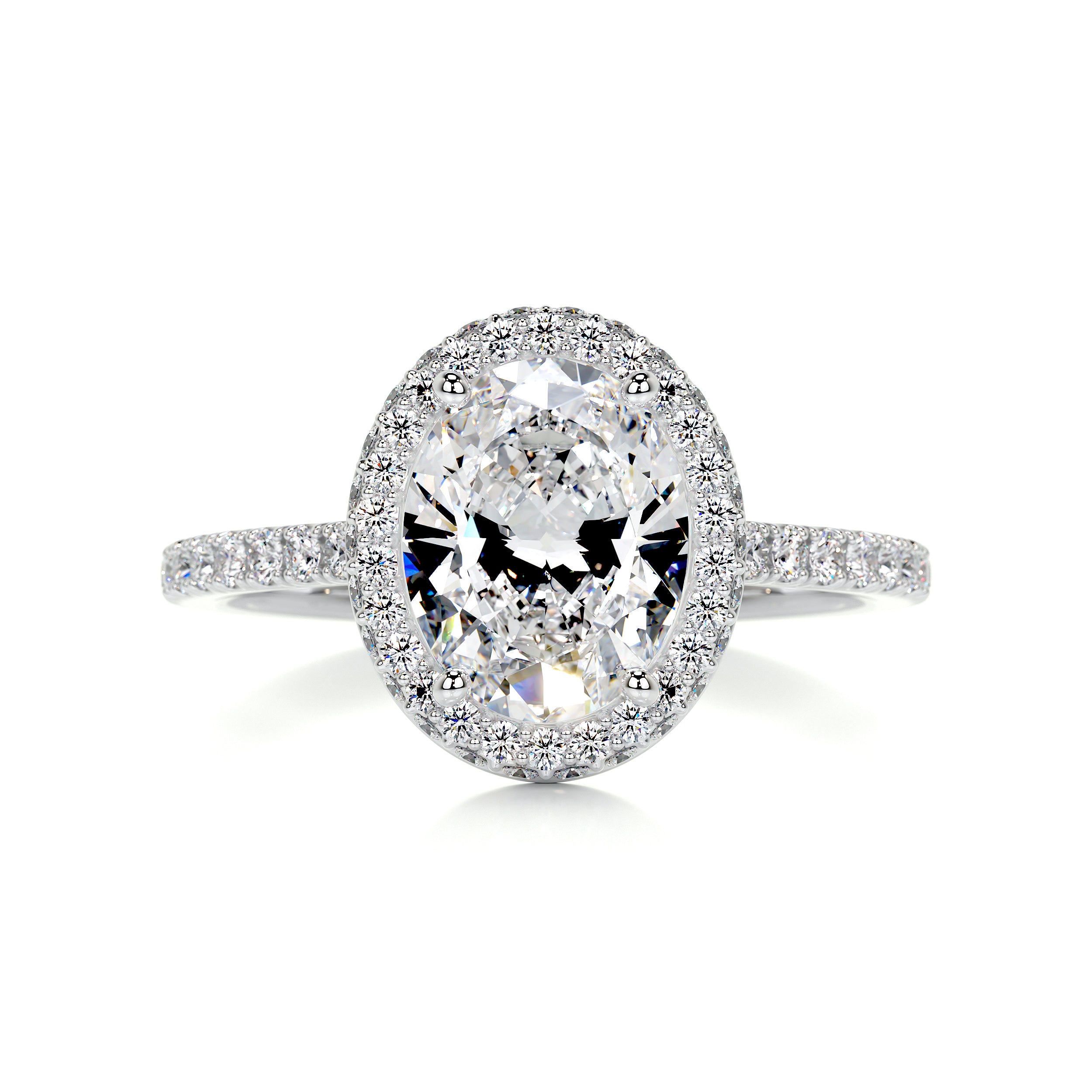 Parker Diamond Engagement Ring -18K White Gold
