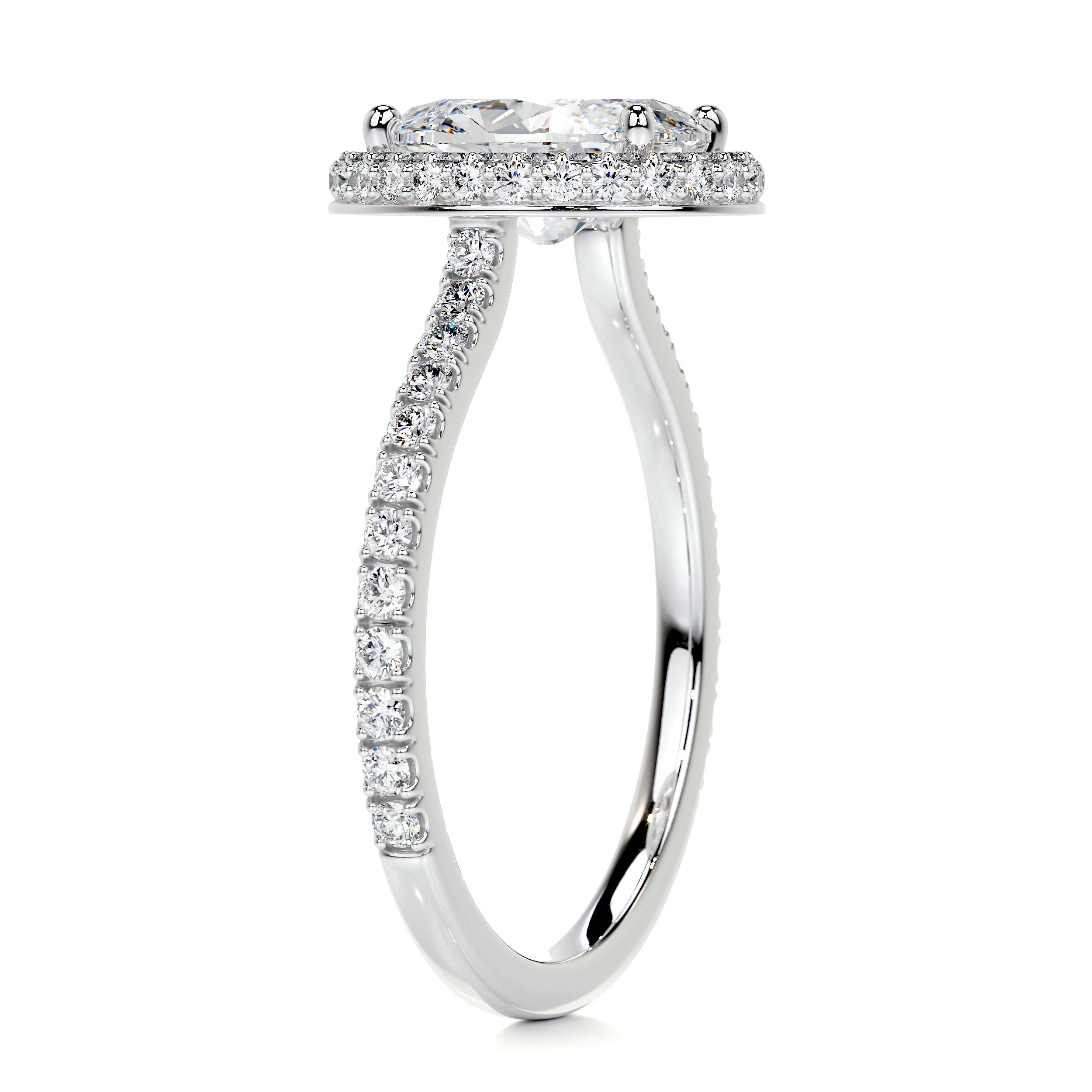 Parker Diamond Engagement Ring -18K White Gold