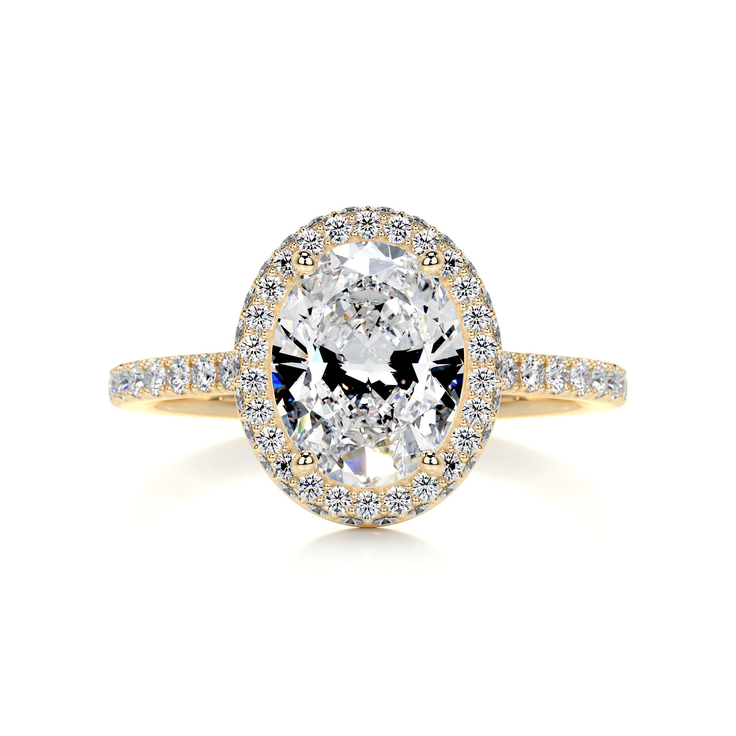 Parker Diamond Engagement Ring -18K Yellow Gold