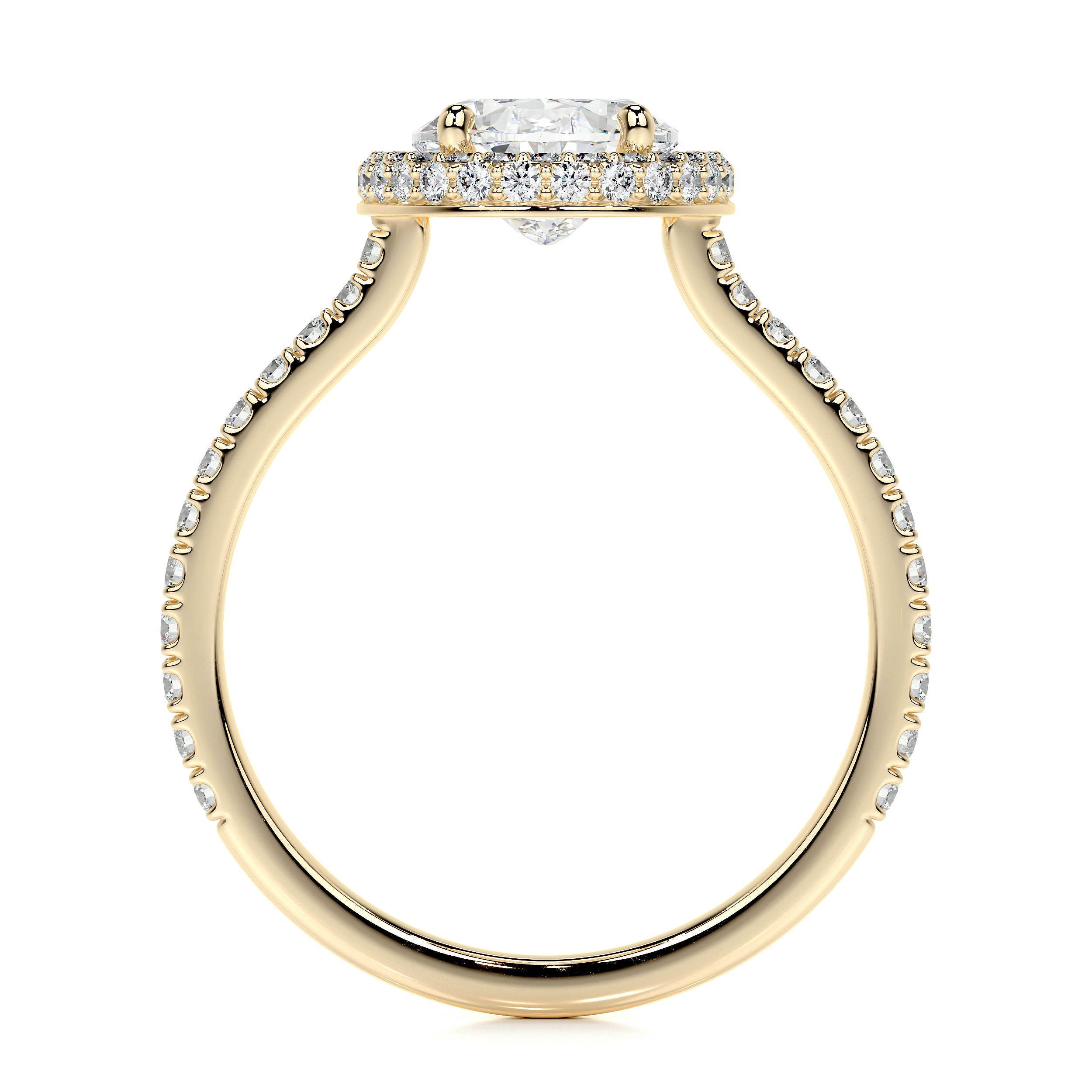 Parker Lab Grown Diamond Ring (2.40 Carat) -18K Yellow Gold