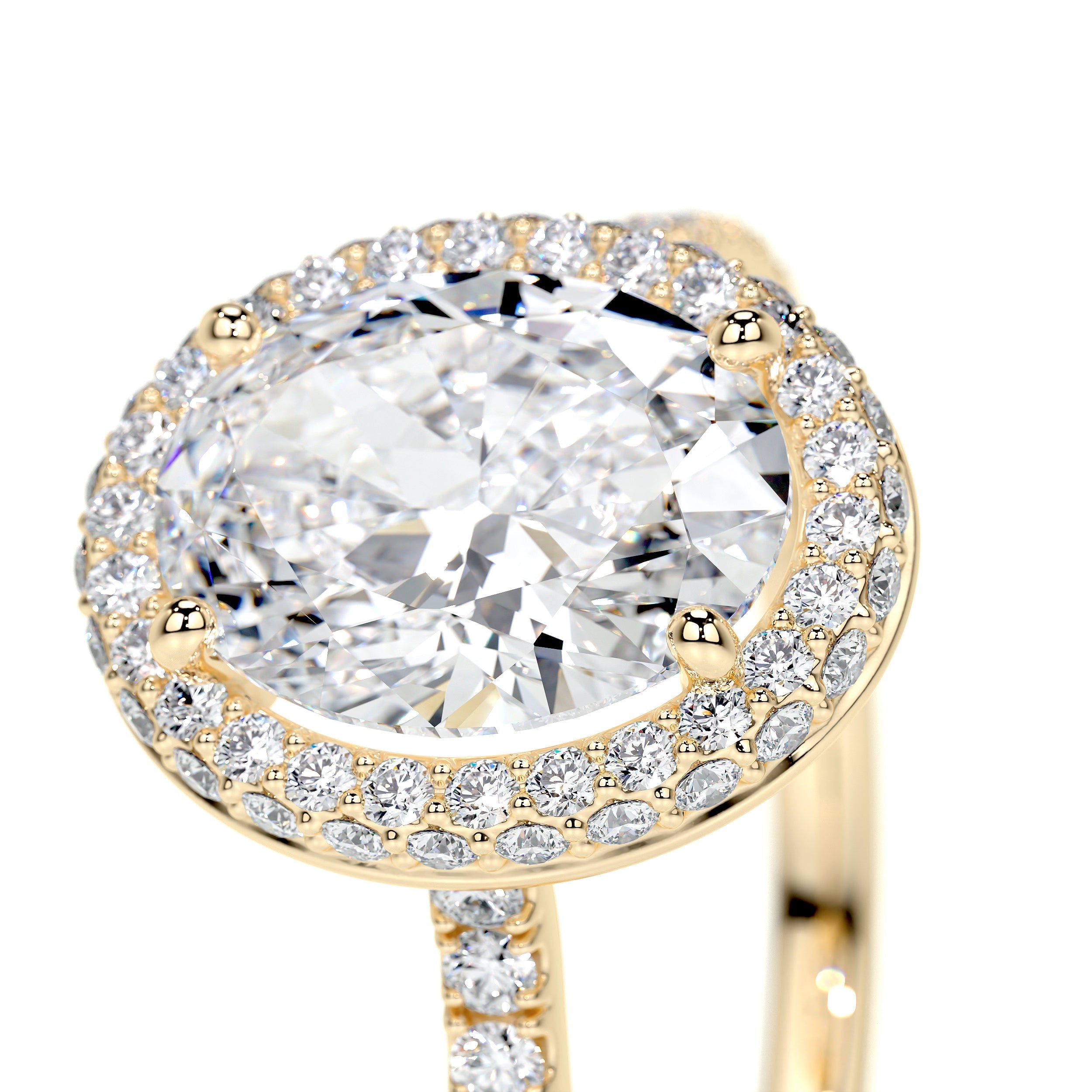 Parker Lab Grown Diamond Ring (2.40 Carat) -18K Yellow Gold