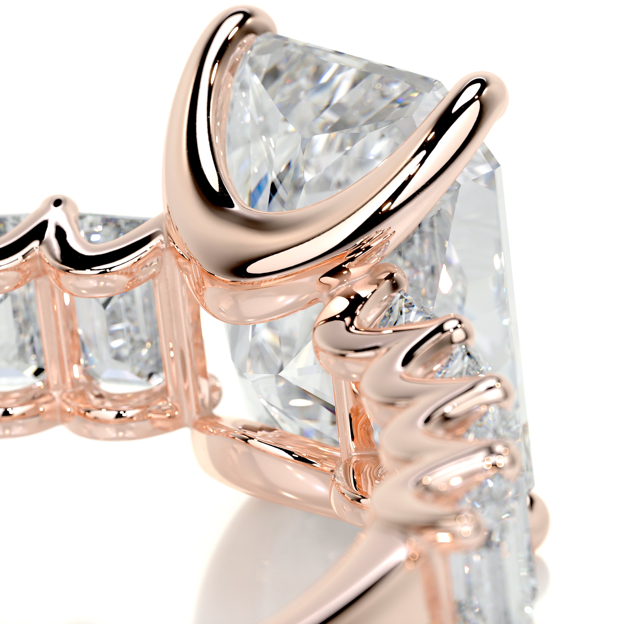 Arabella Diamond Engagement Ring -14K Rose Gold