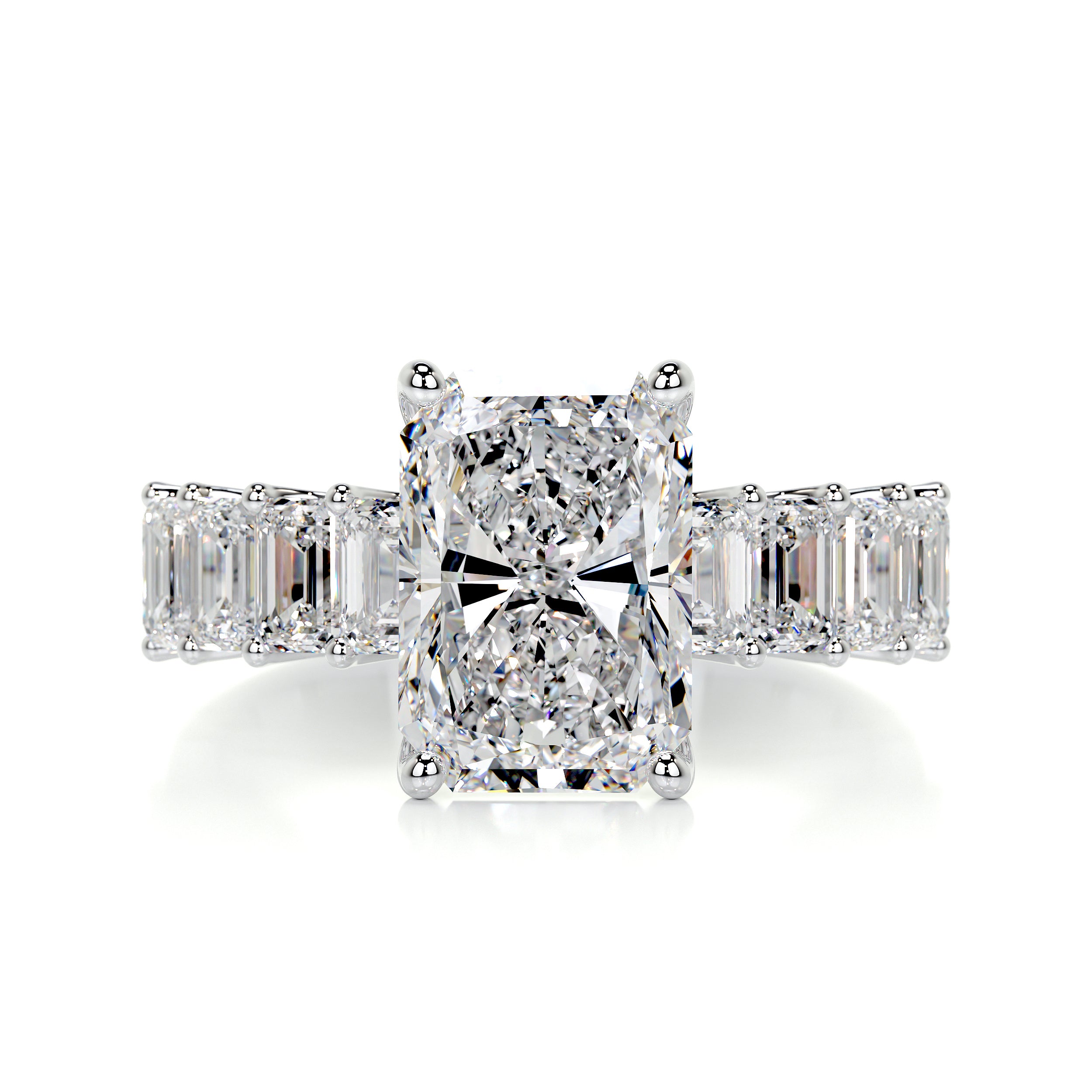 Arabella Diamond Engagement Ring -14K White Gold