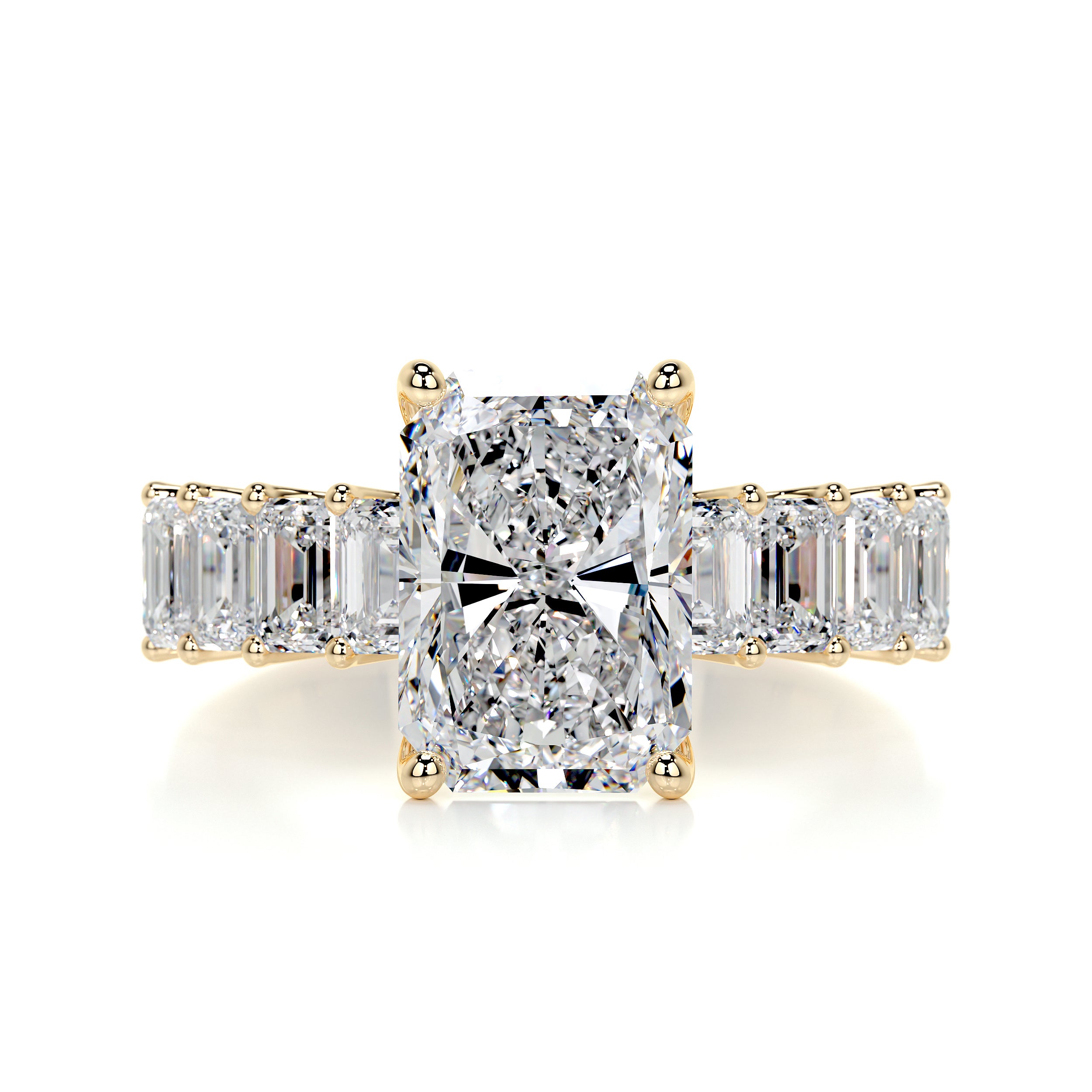 Arabella Diamond Engagement Ring -18K Yellow Gold