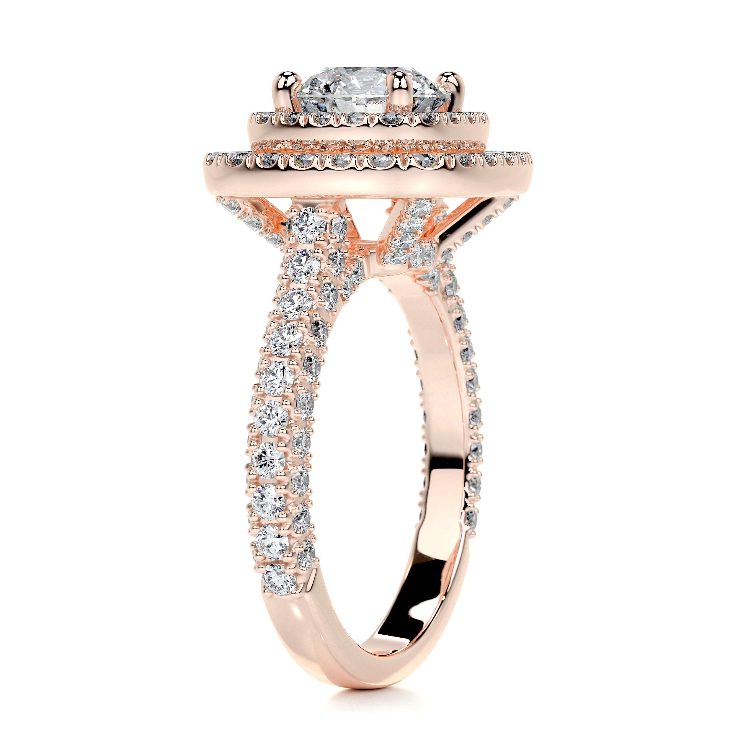 Carmen Diamond Engagement Ring -14K Rose Gold